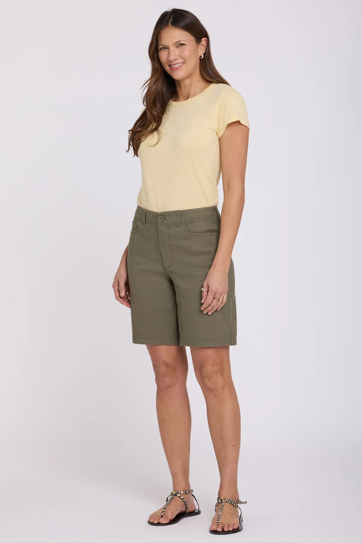 5 Pocket Bermuda Shorts - Avocado