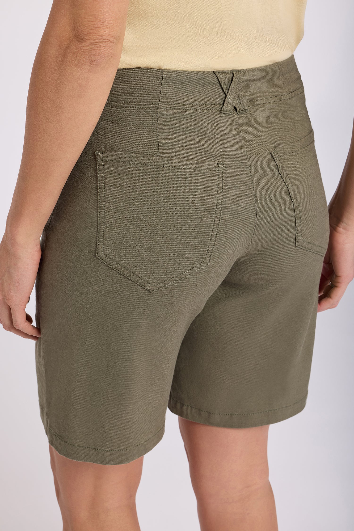 5 Pocket Bermuda Shorts - Avocado - Image 2