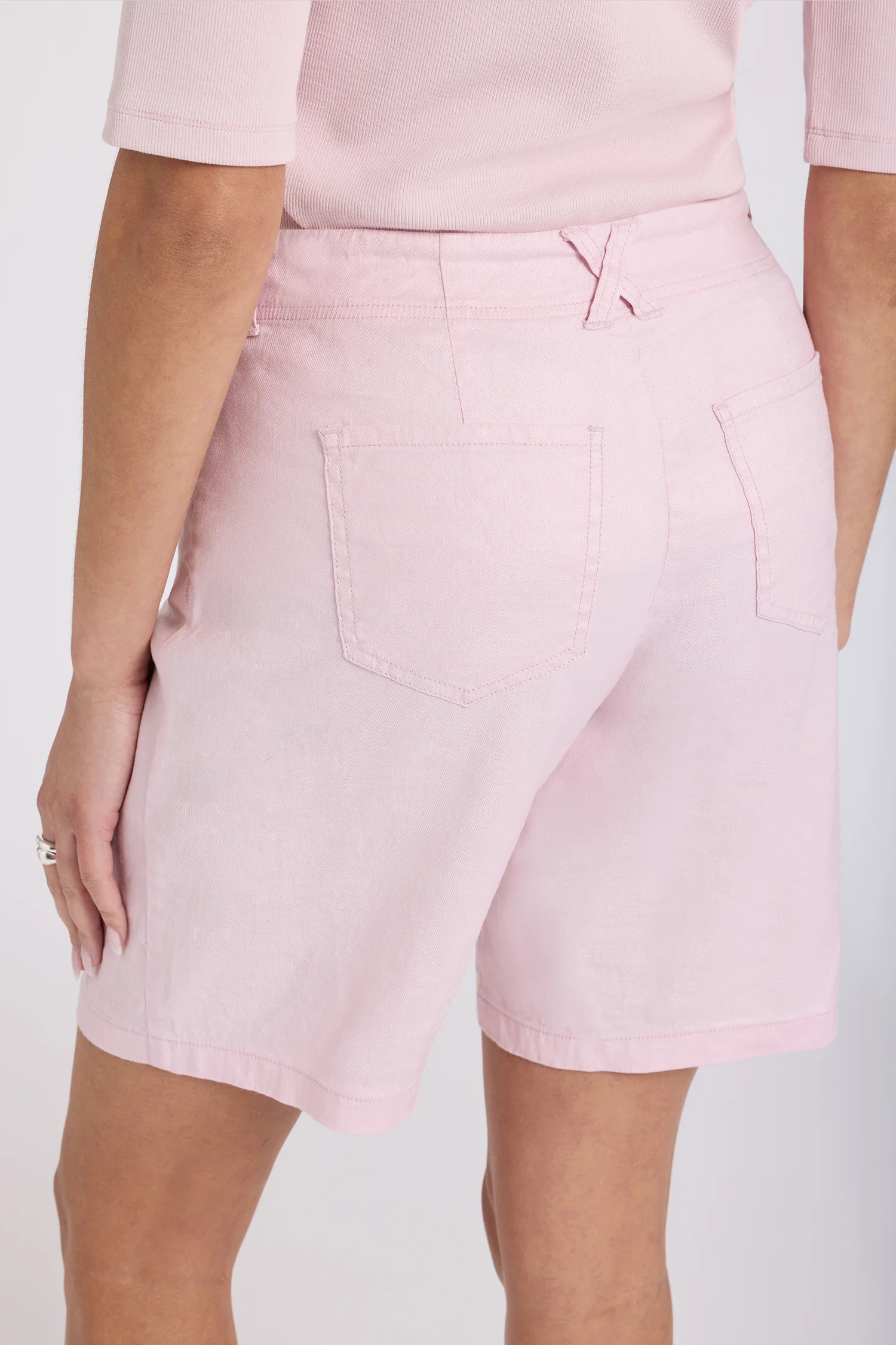 5 Pocket Bermuda Shorts - Light Lilac - Image 2