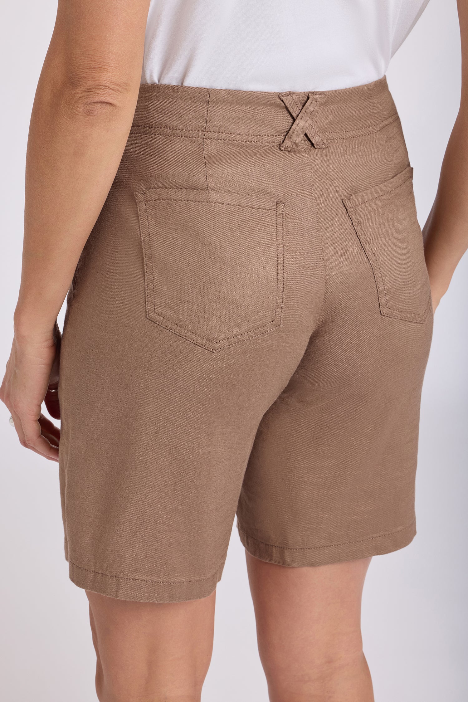 5 Pocket Bermuda Shorts - Toasted Coconut - Image 2