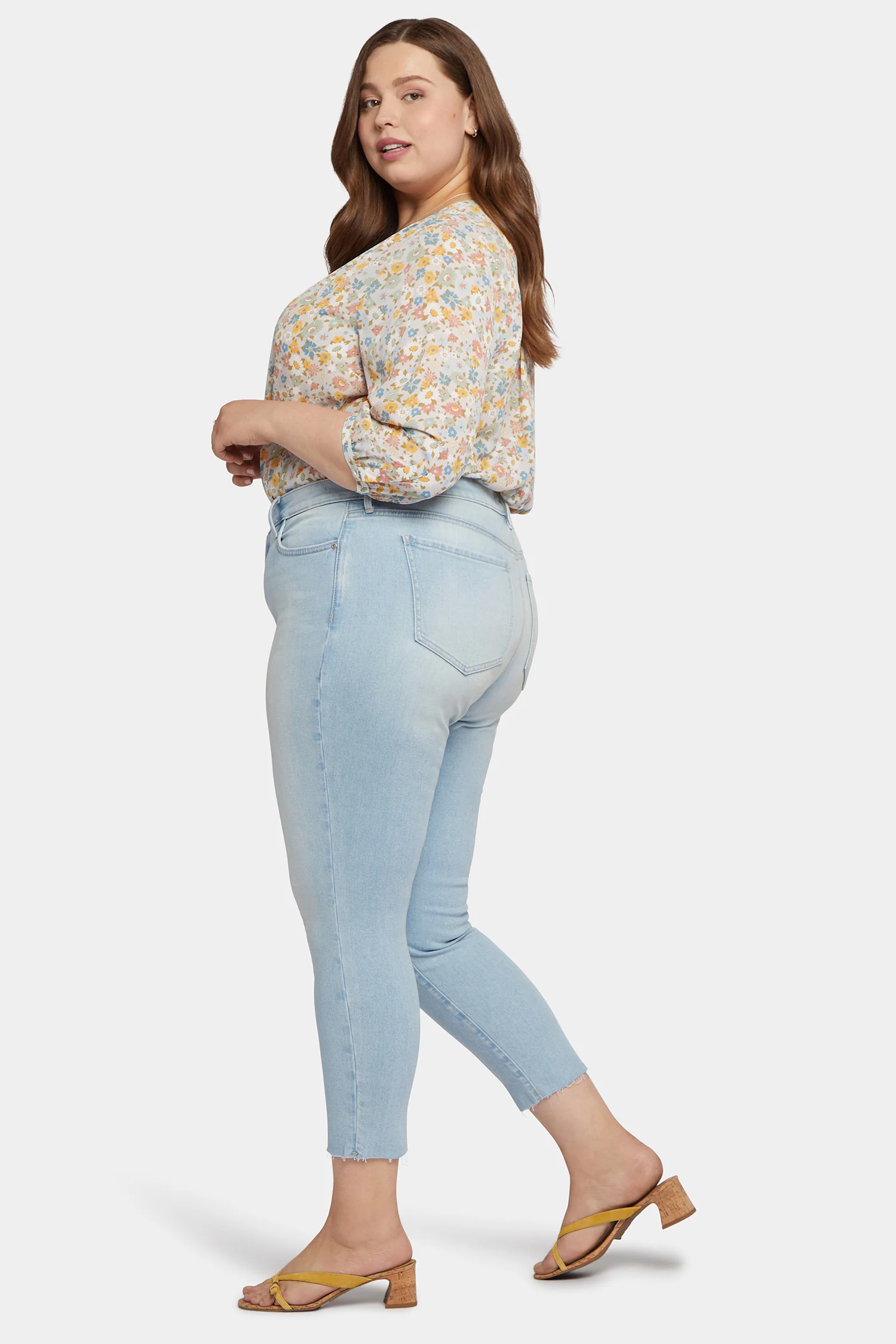 Alina Skinny Ankle Jeans In Plus Size - Dunes - Image 5