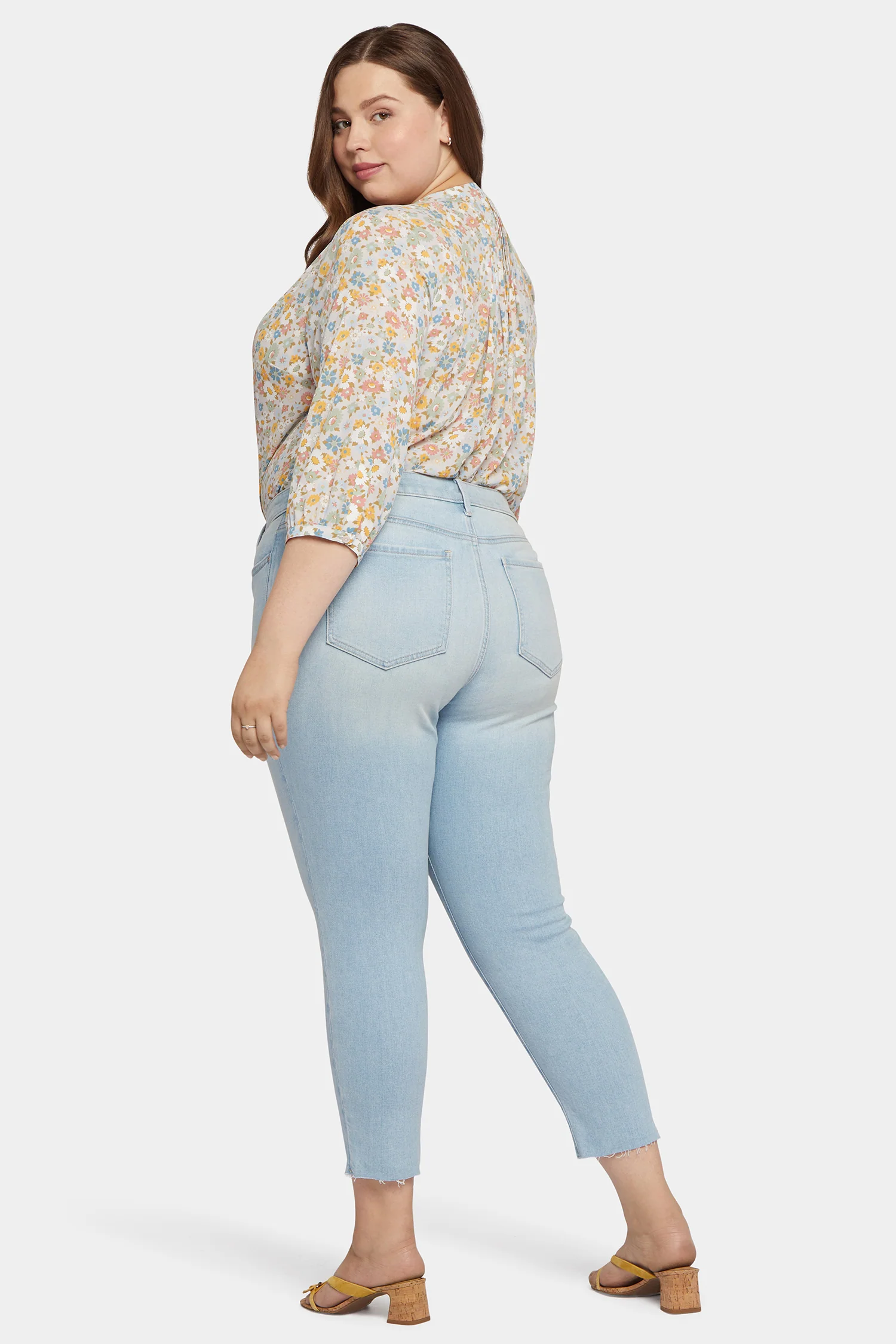 Alina Skinny Ankle Jeans In Plus Size - Dunes - Image 6