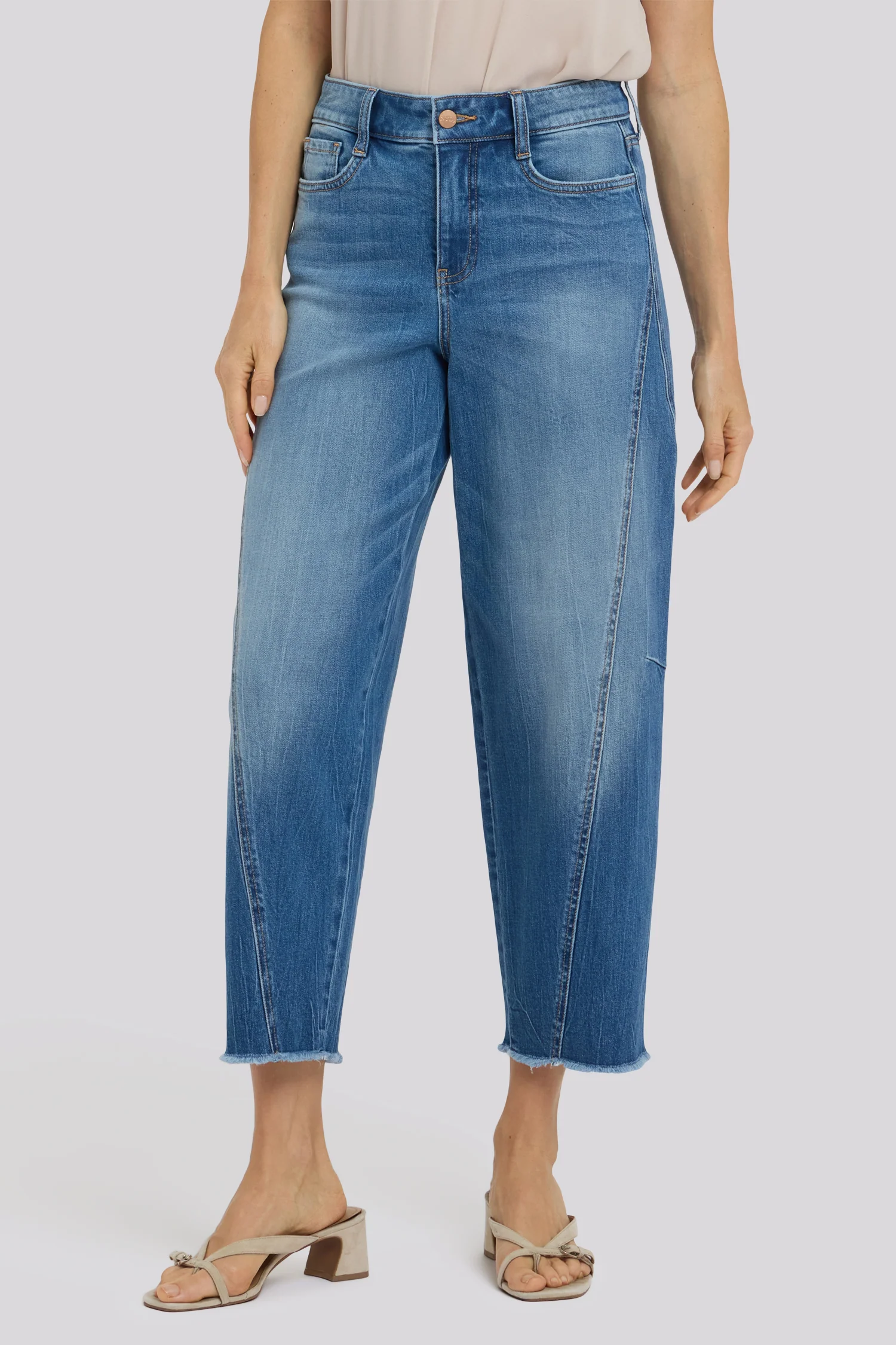 Alyssa Relaxed Crop Jeans - Pacifica - Image 5