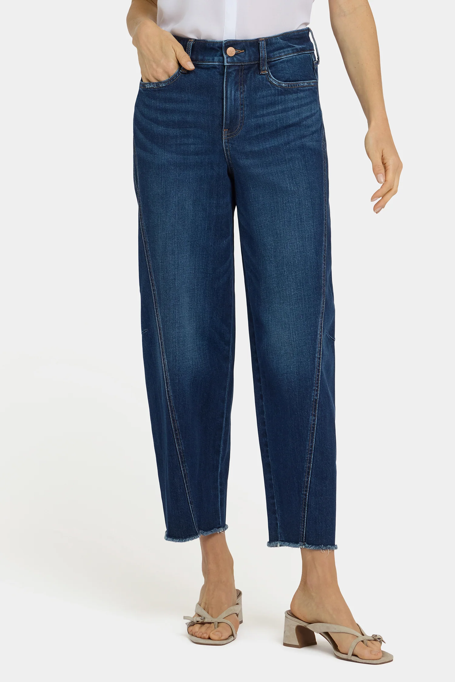 Alyssa Relaxed Crop Jeans - Sunset Villa - Image 4