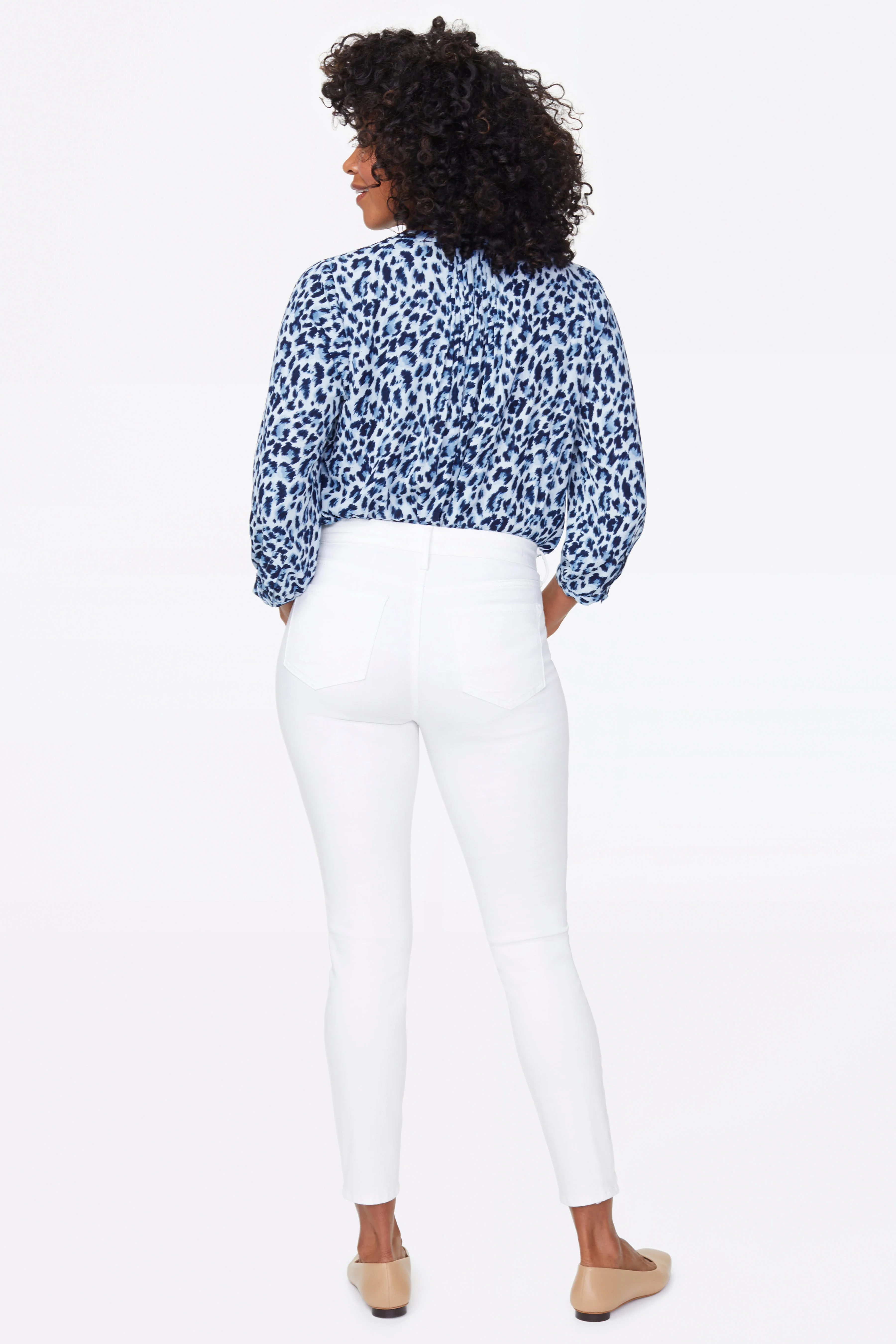 Ami Skinny Ankle Jeans - Optic White - Image 4