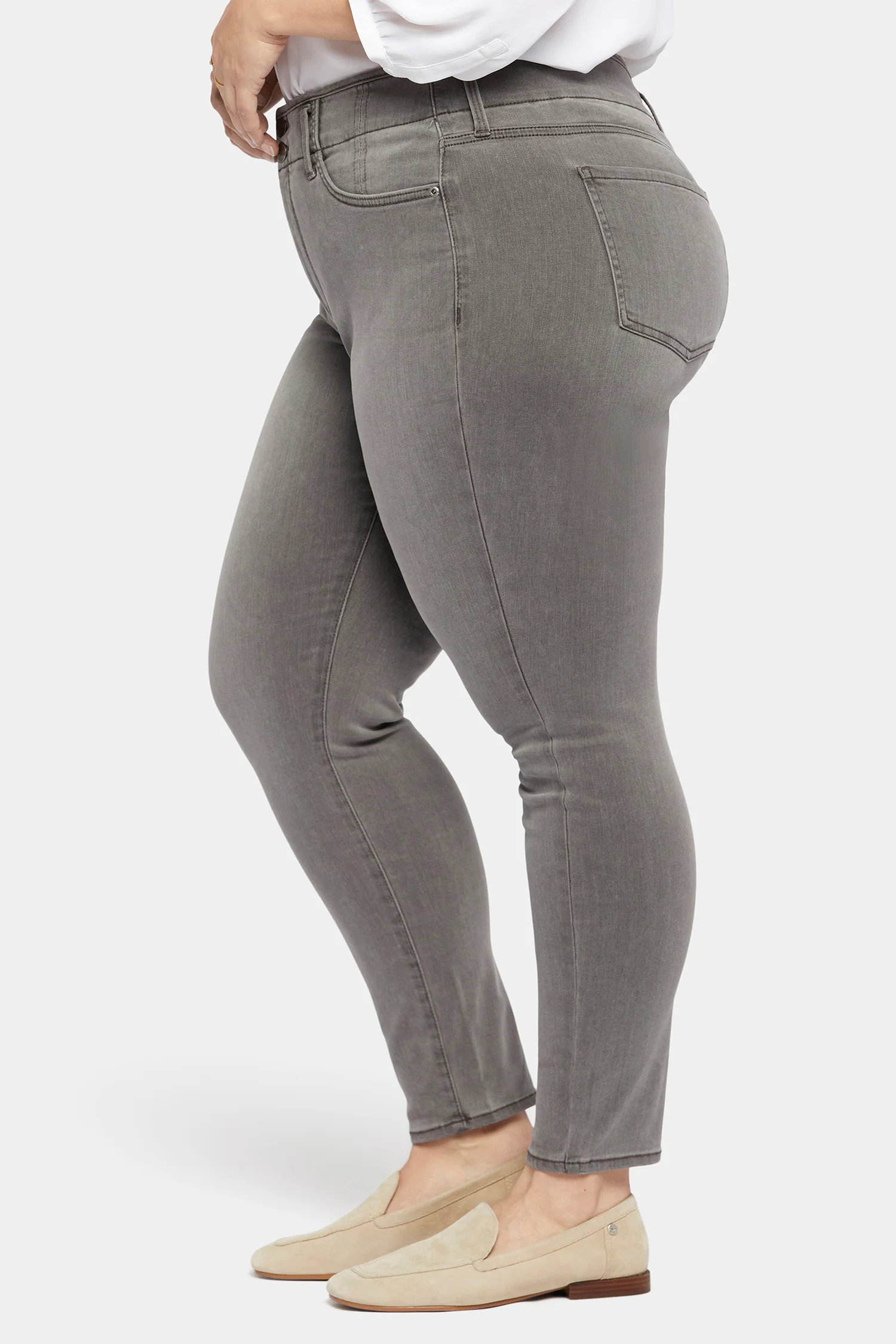 Ami Skinny Jeans In Plus Size - Smokey Mountain - Image 3