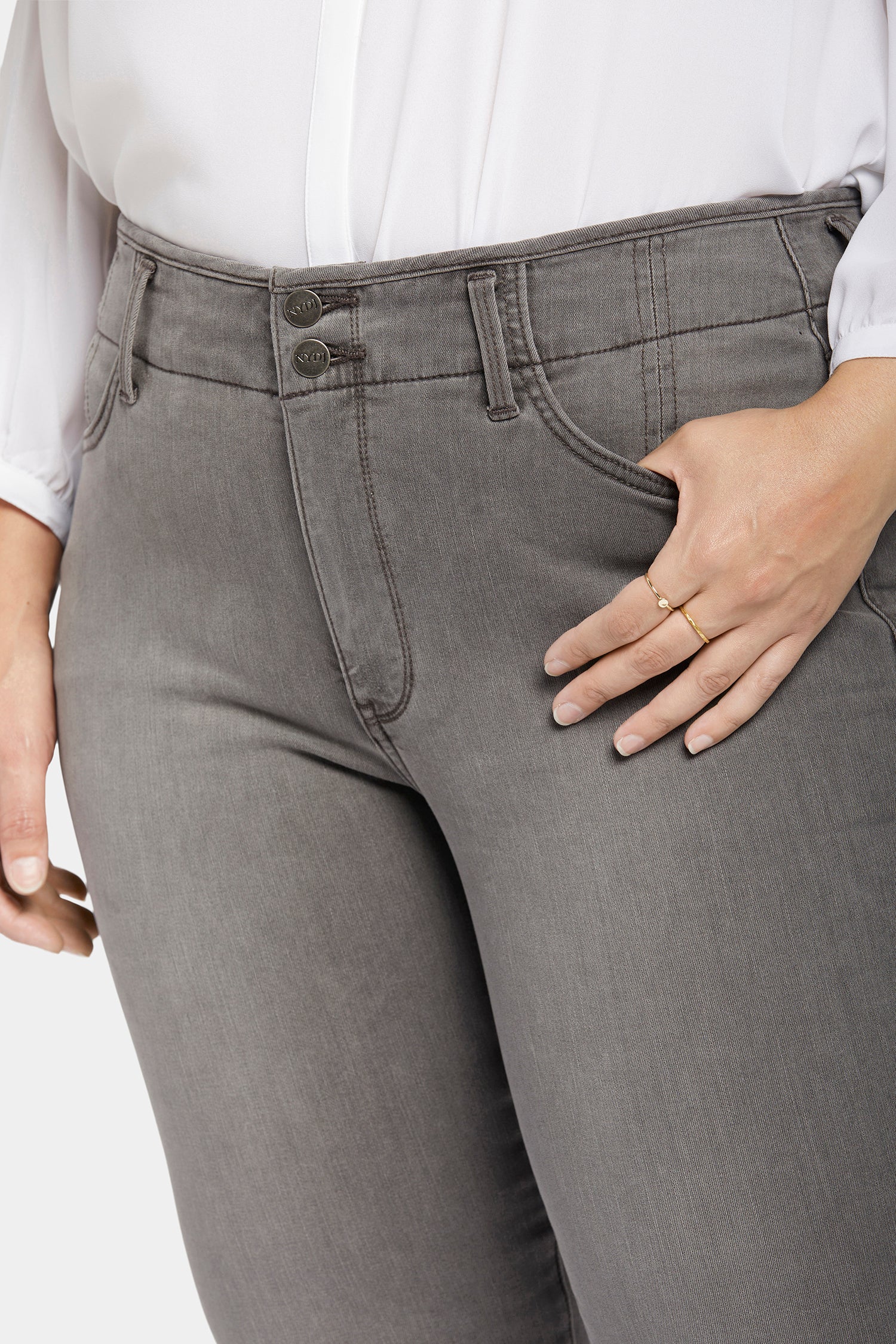 Ami Skinny Jeans In Plus Size - Smokey Mountain - Image 6