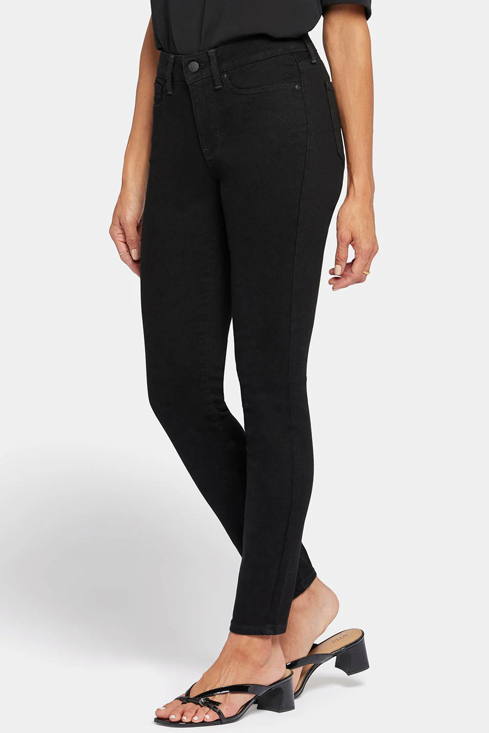 Ami Skinny Jeans In Tall - Black - Image 3
