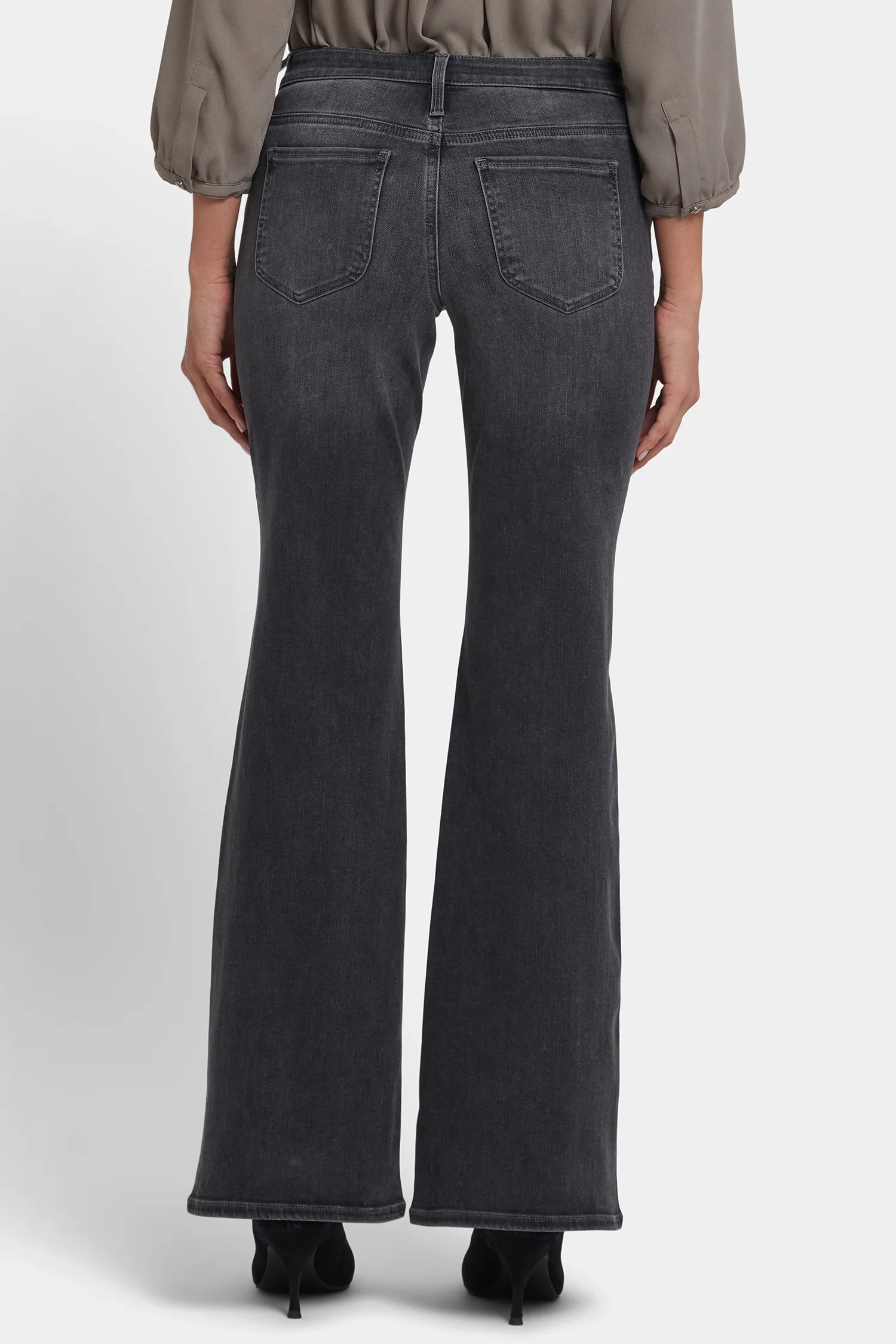 Ava Flared Jeans - Gloomy Marais - Image 3