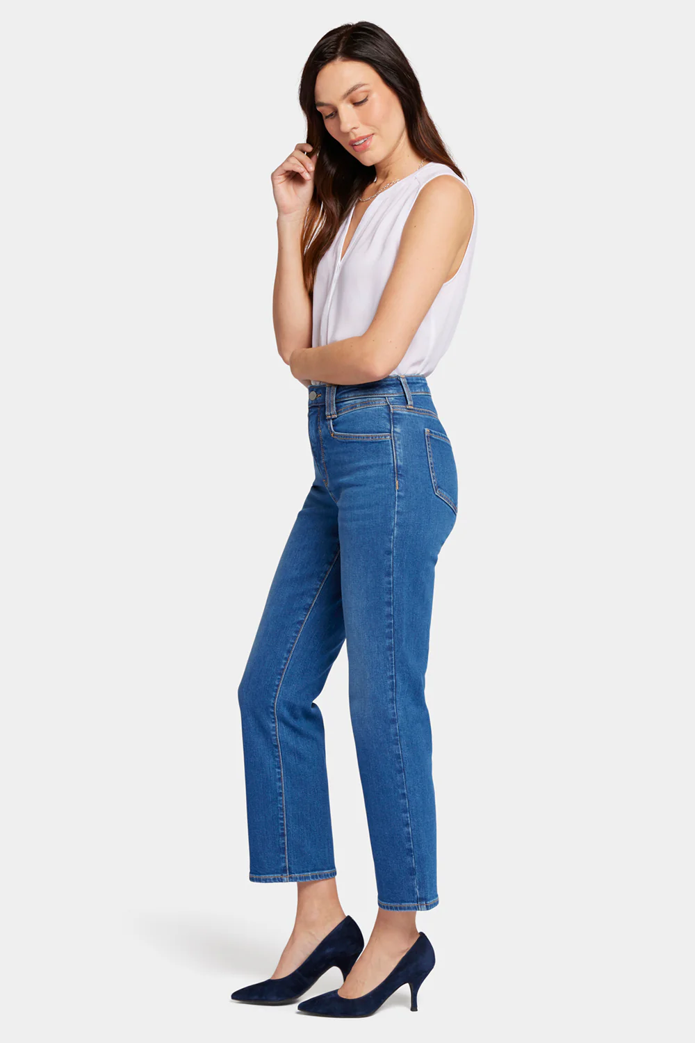 Bailey Relaxed Straight Ankle Jeans - Rockford - Image 5