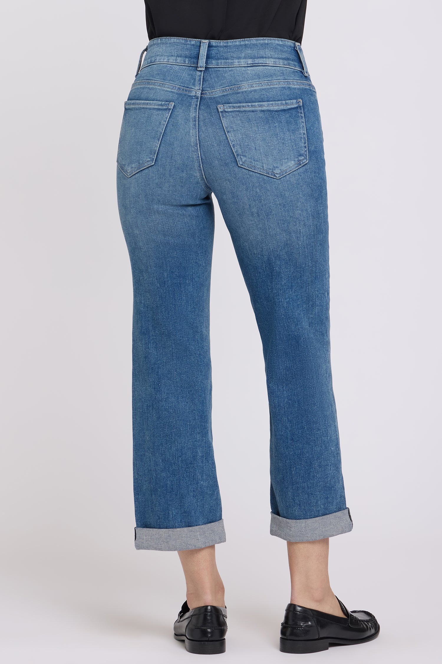 Bailey Relaxed Straight Crop Jeans - Breezy Palms - Image 3