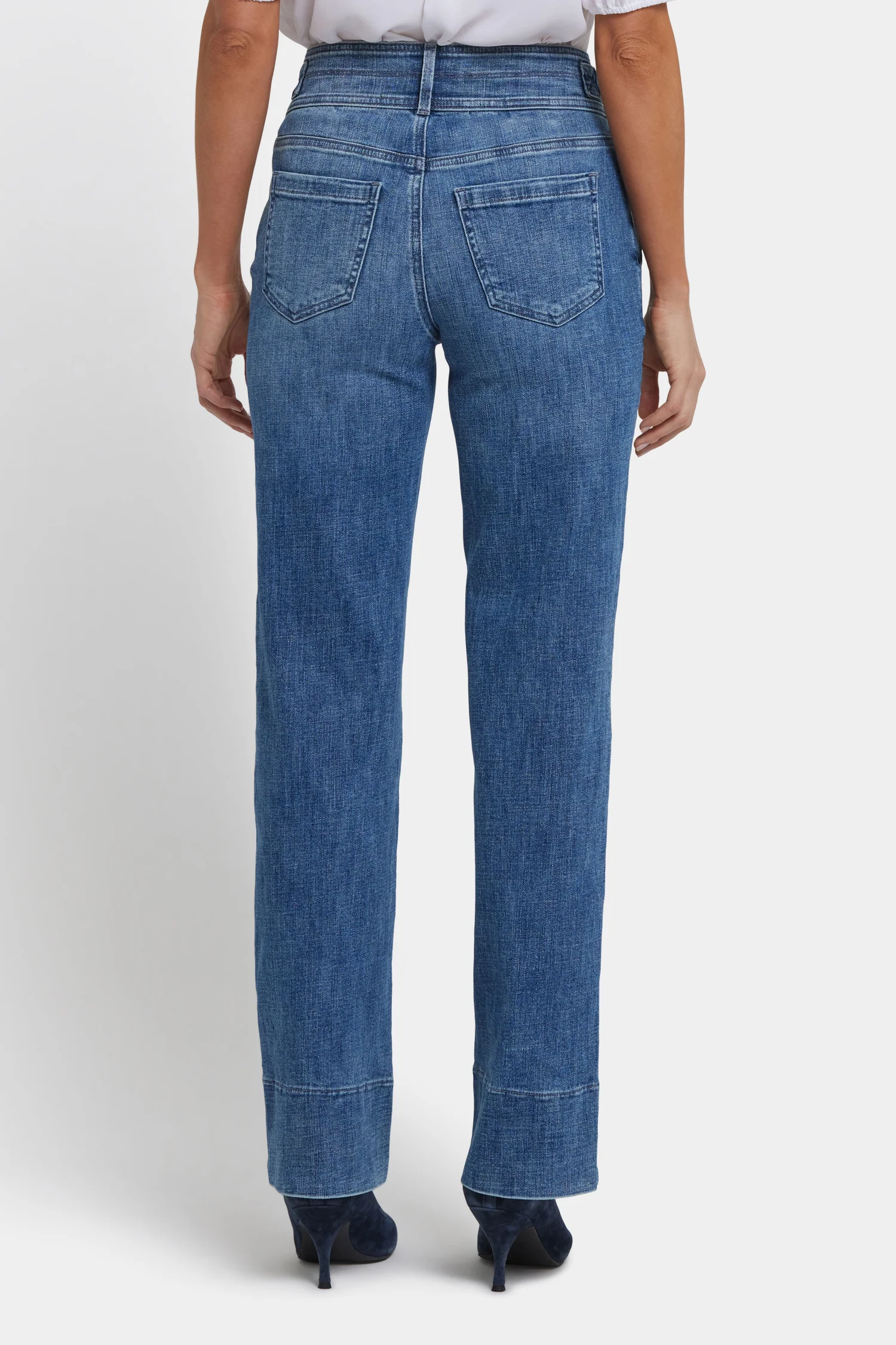 Bailey Relaxed Straight Jeans - Washed Crystal - Image 3