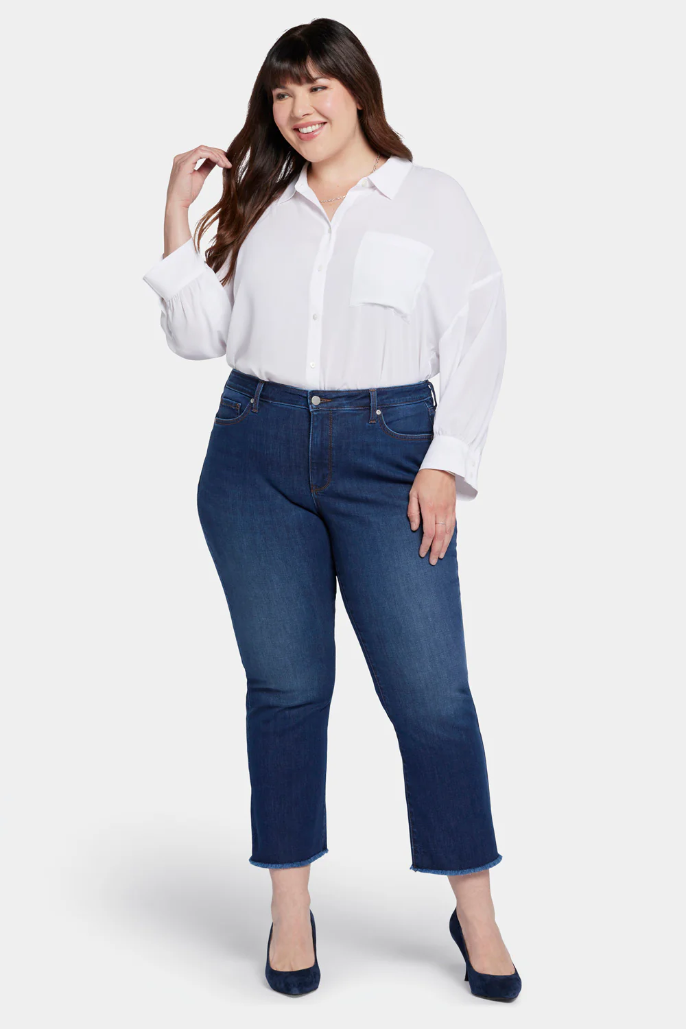 Barbara Bootcut Ankle Jeans In Plus Size - Gold Coast - Image 4