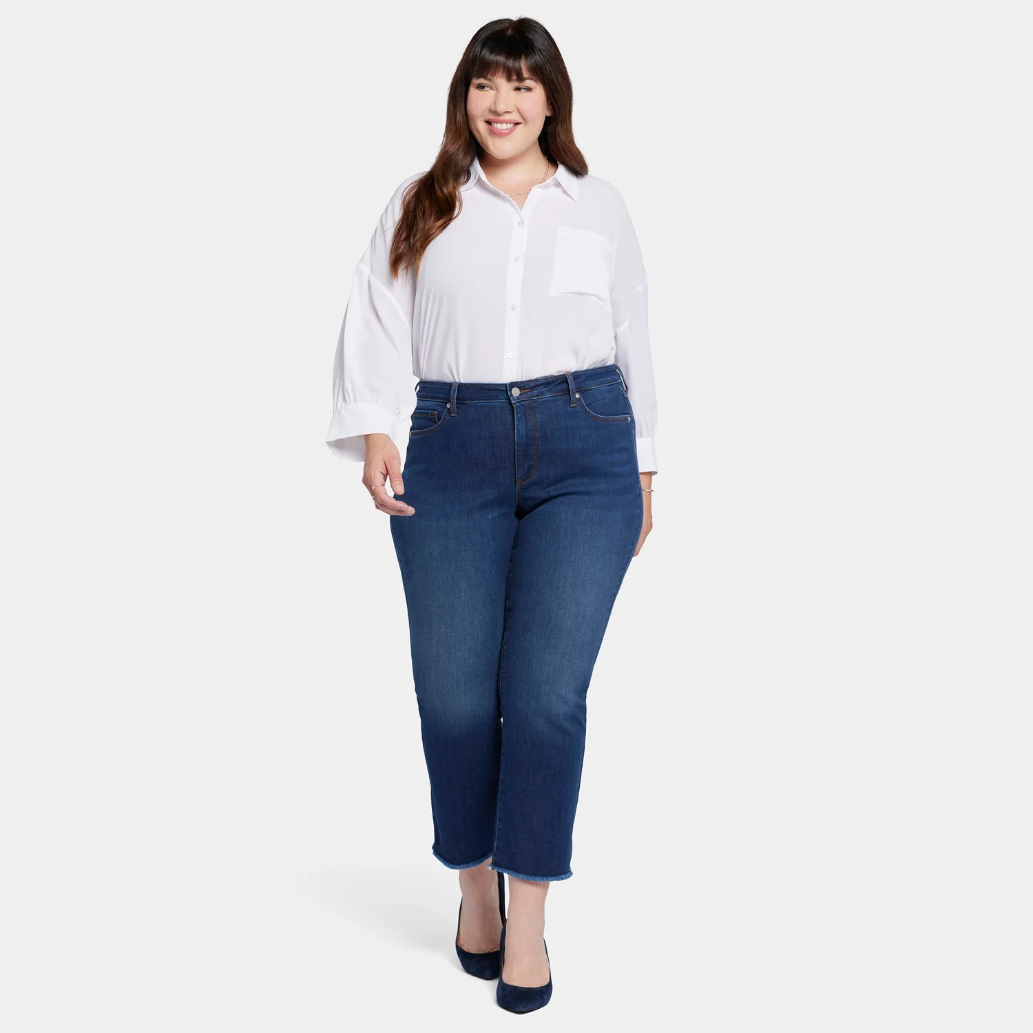 Barbara Bootcut Ankle Jeans In Plus Size - Gold Coast - Image 7