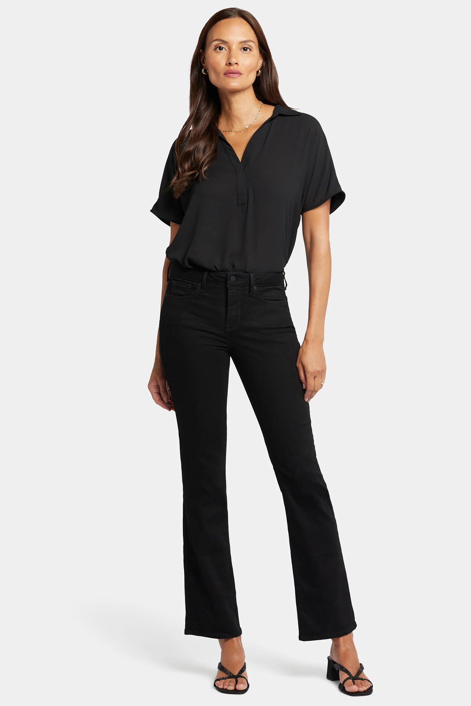 Barbara Bootcut Jeans - Black - Image 4
