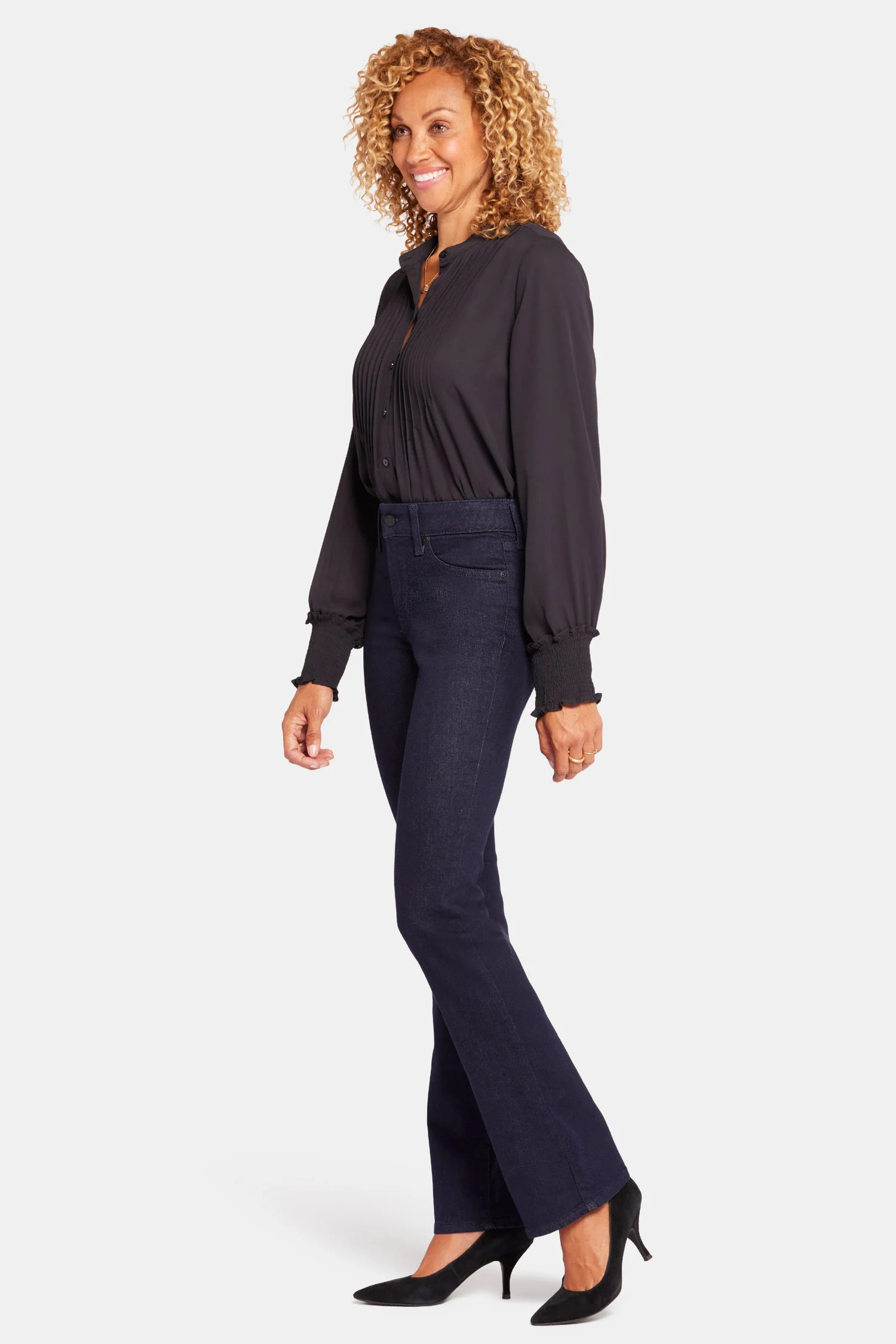 Barbara Bootcut Jeans In Petite - Rinse - Image 5