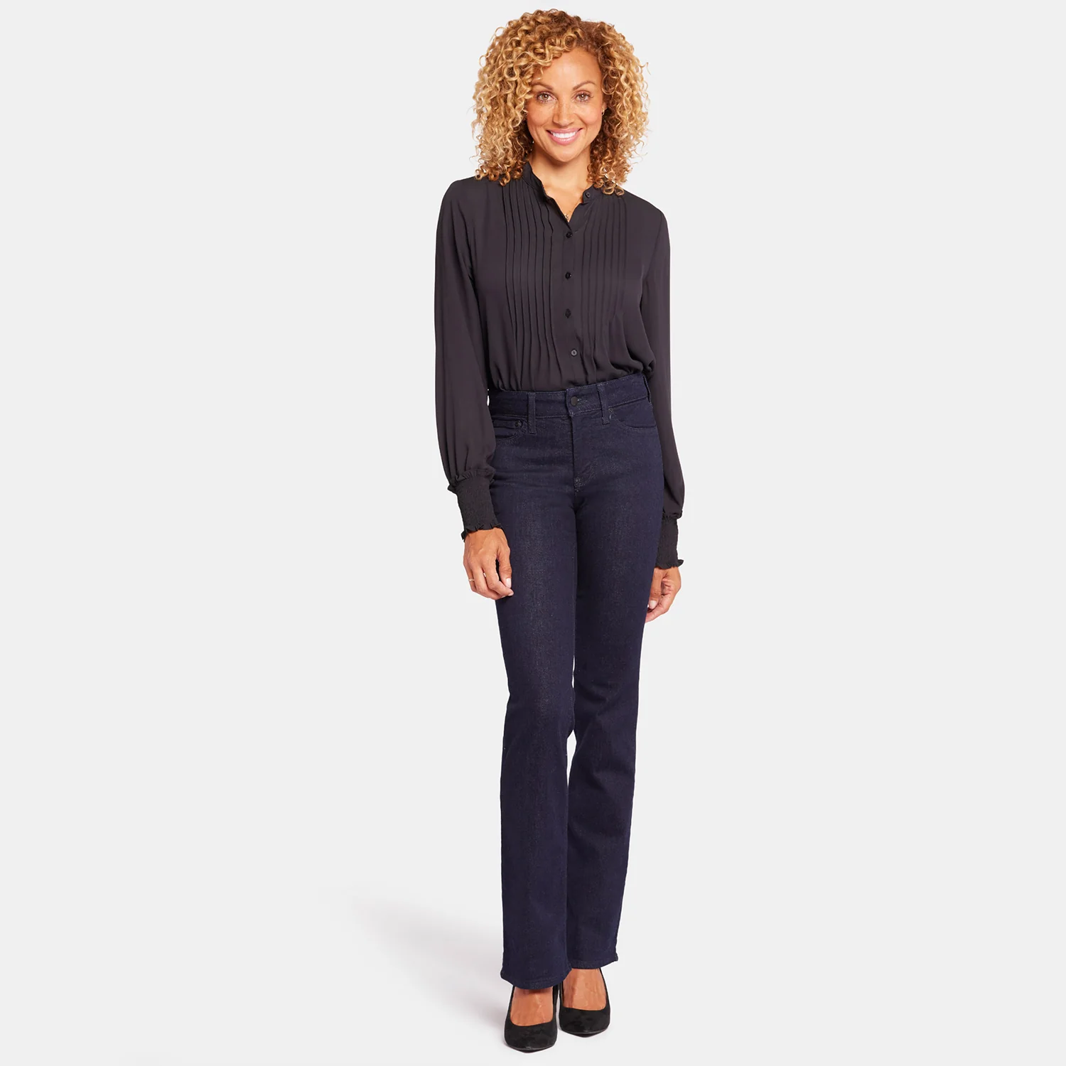 Barbara Bootcut Jeans In Petite - Rinse - Image 8
