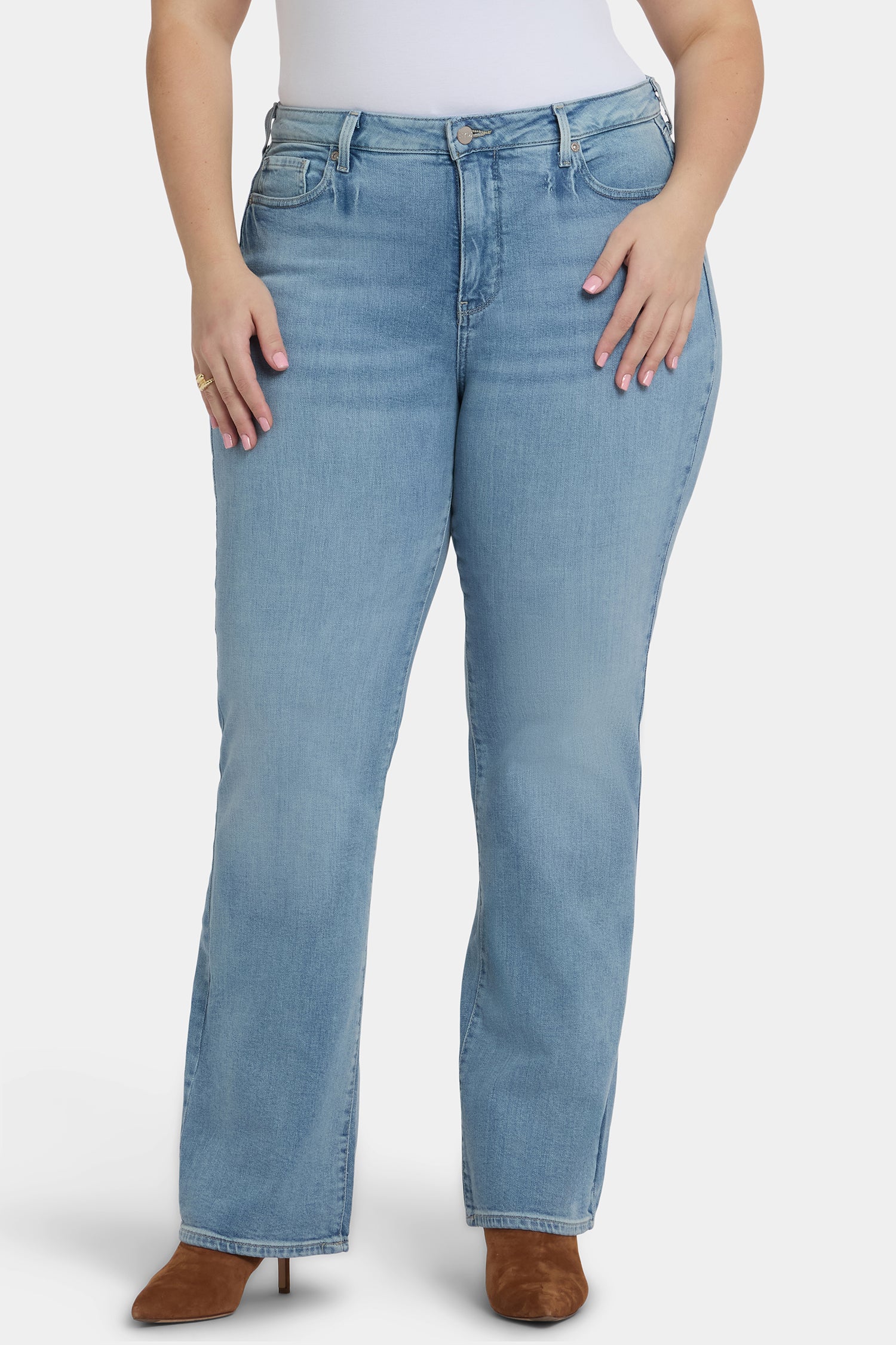 Barbara Bootcut Jeans In Plus Size - Majestic Dusk - Image 4
