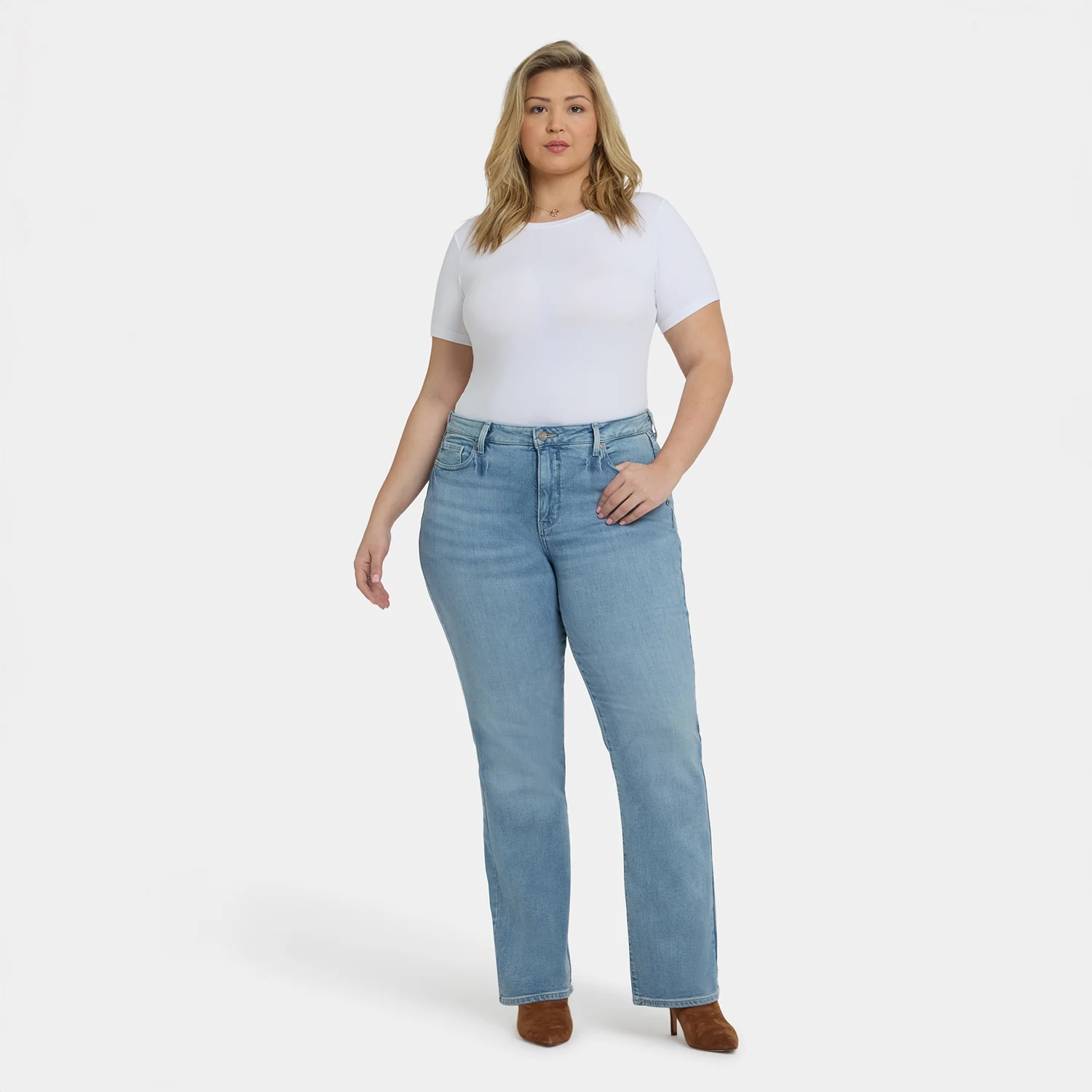 Barbara Bootcut Jeans In Plus Size - Majestic Dusk - Image 6