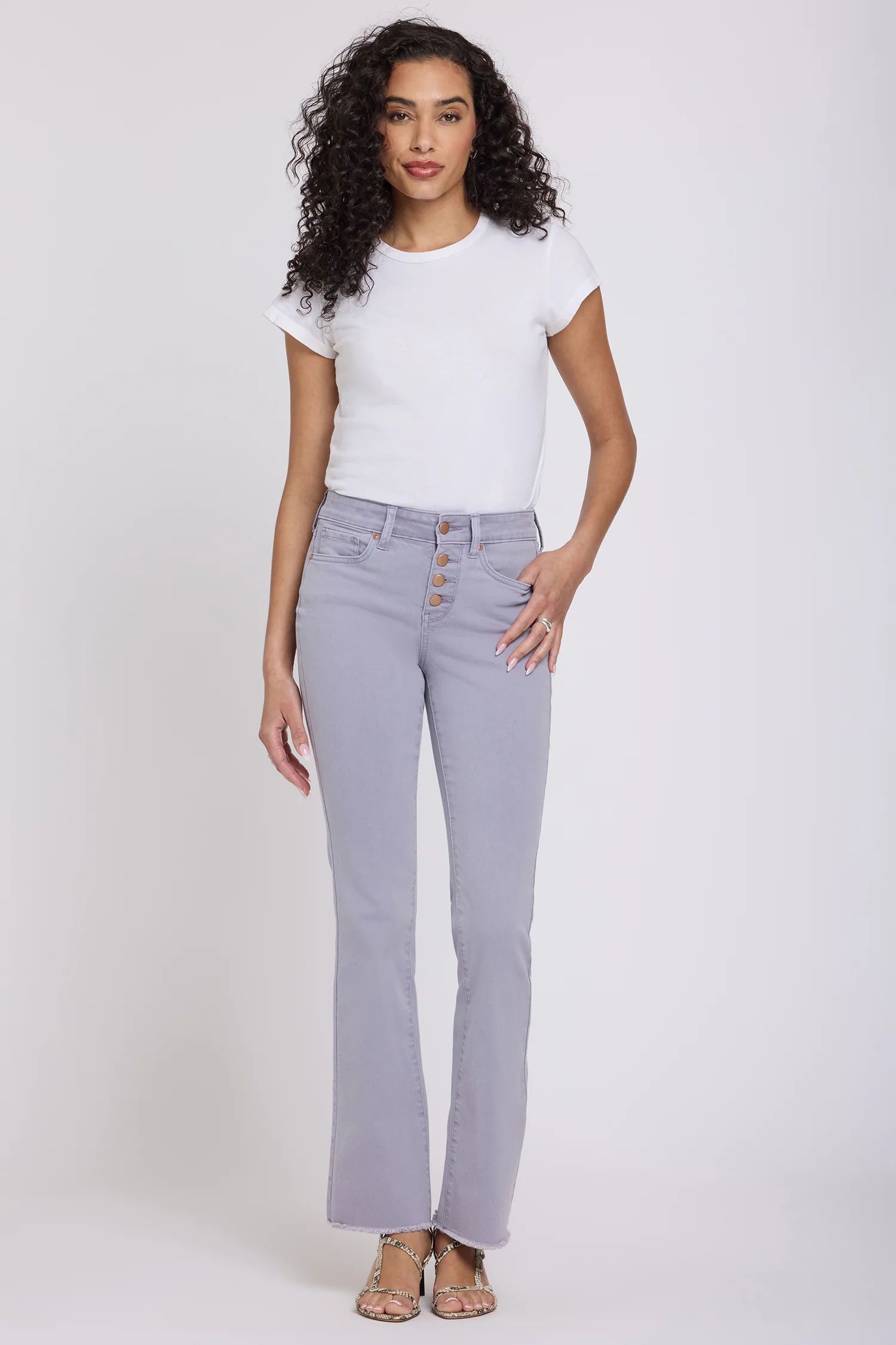 Barbara Bootcut Jeans - Vintage Lavender