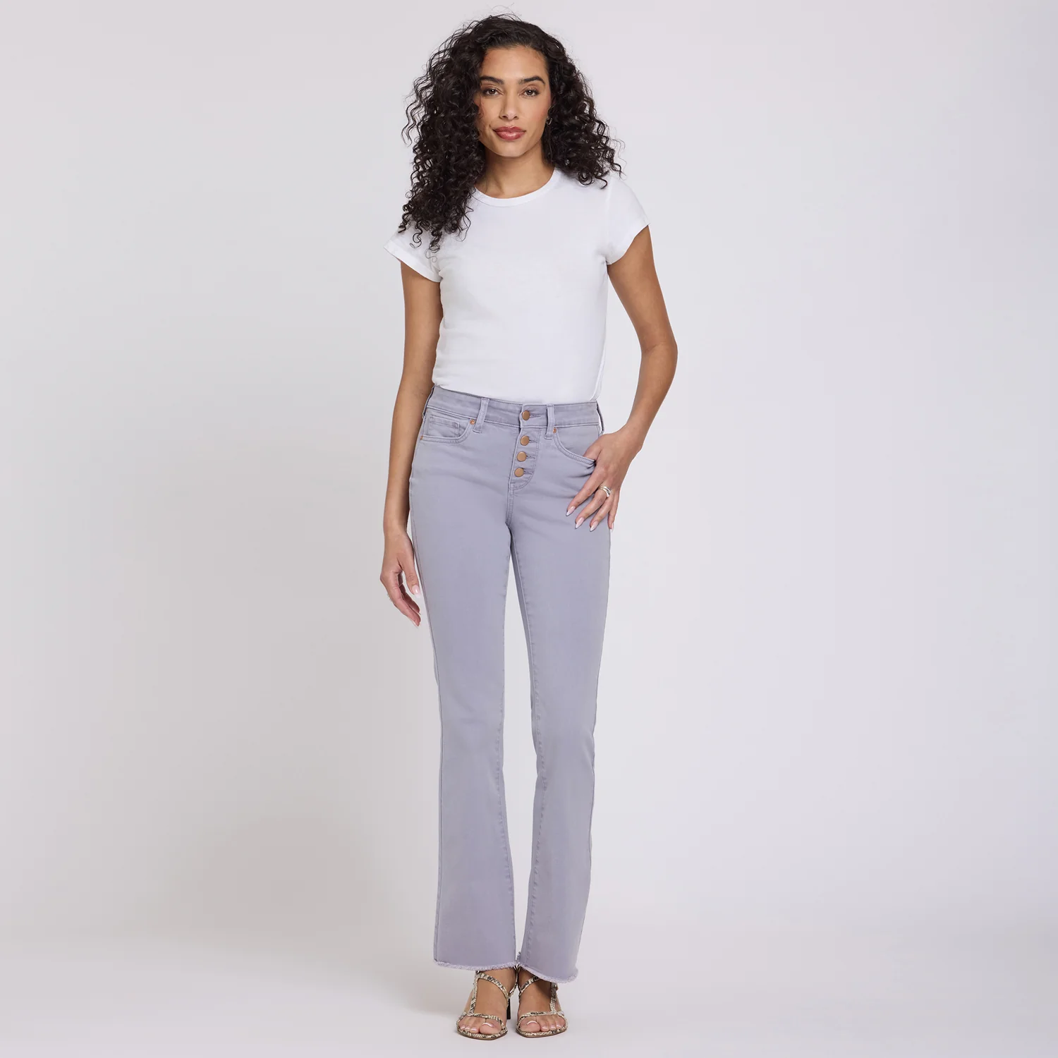 Barbara Bootcut Jeans - Vintage Lavender - Image 6