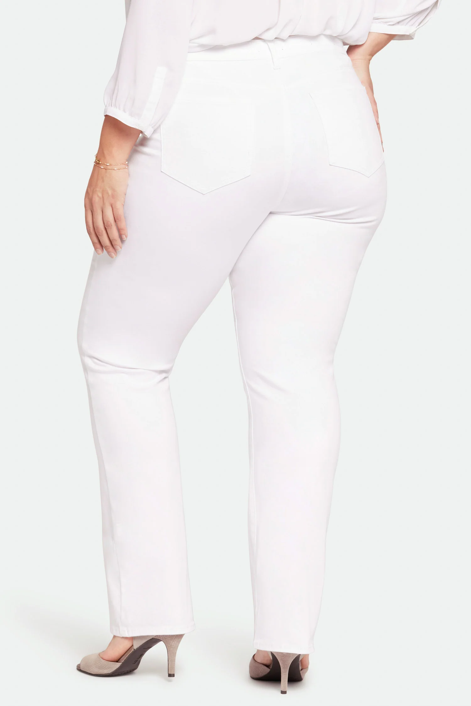 Barbara Bootcut Jeans In Plus Size - Optic White - Image 2
