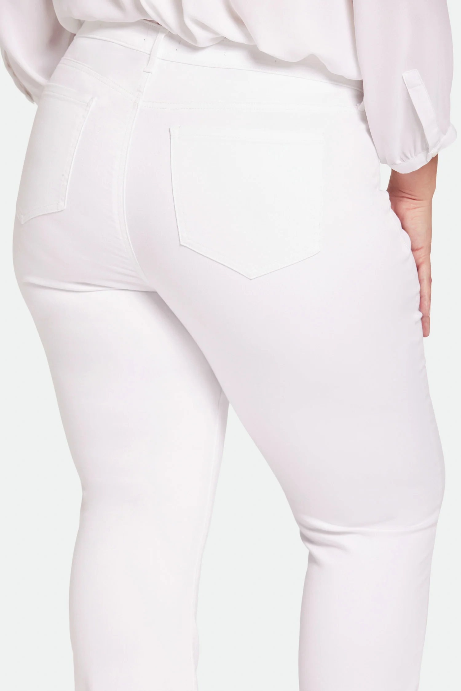 Barbara Bootcut Jeans In Plus Size - Optic White - Image 6