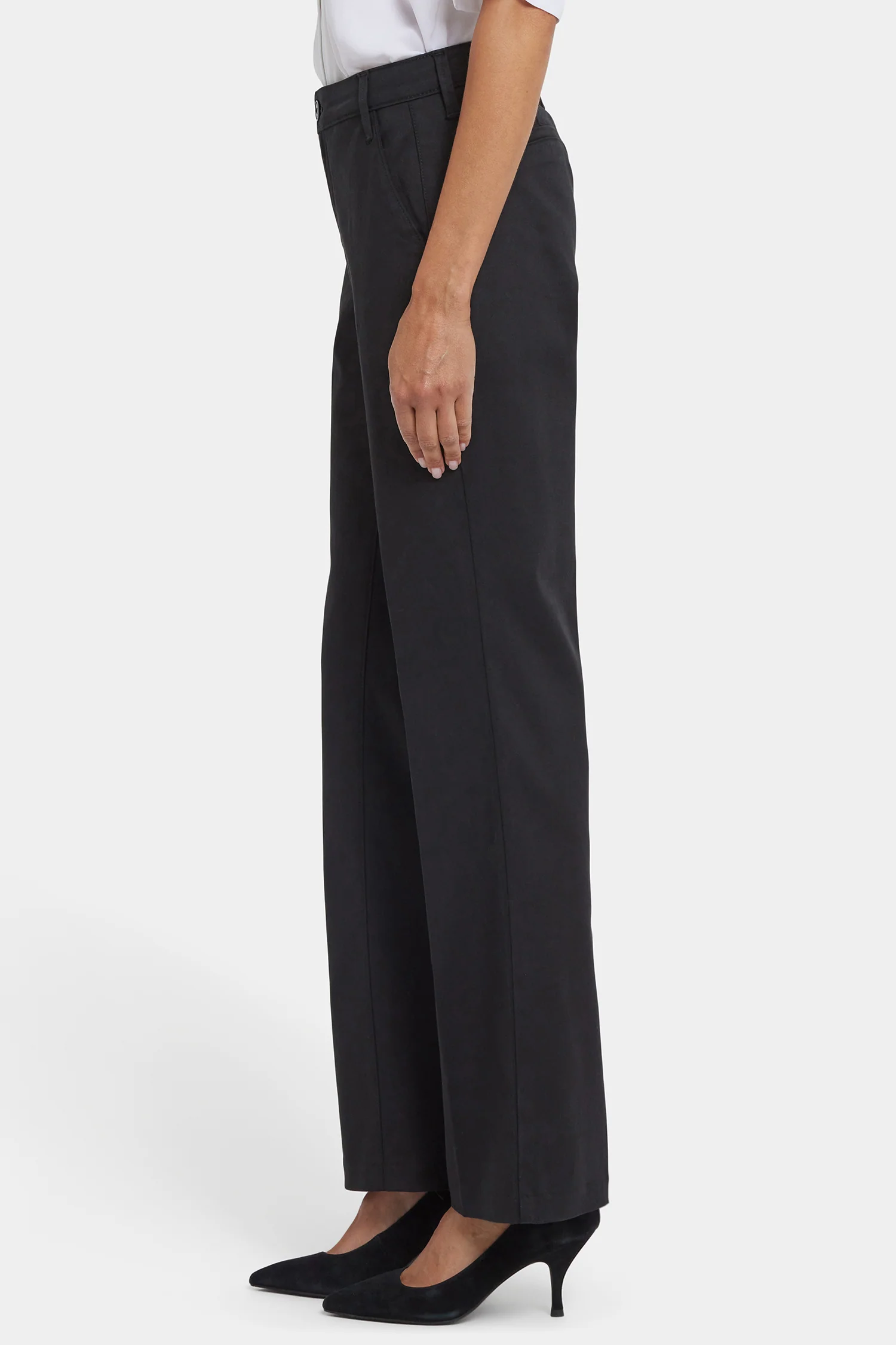 Barbara Bootcut Trouser Pants - Black - Image 3