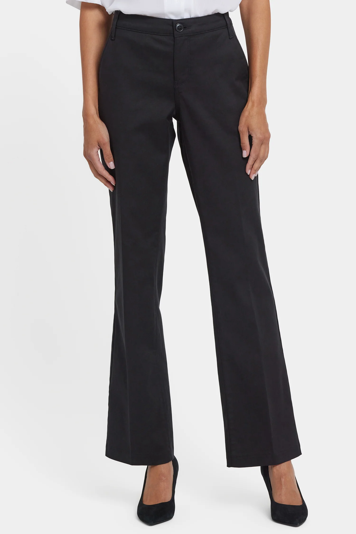 Barbara Bootcut Trouser Pants - Black - Image 4