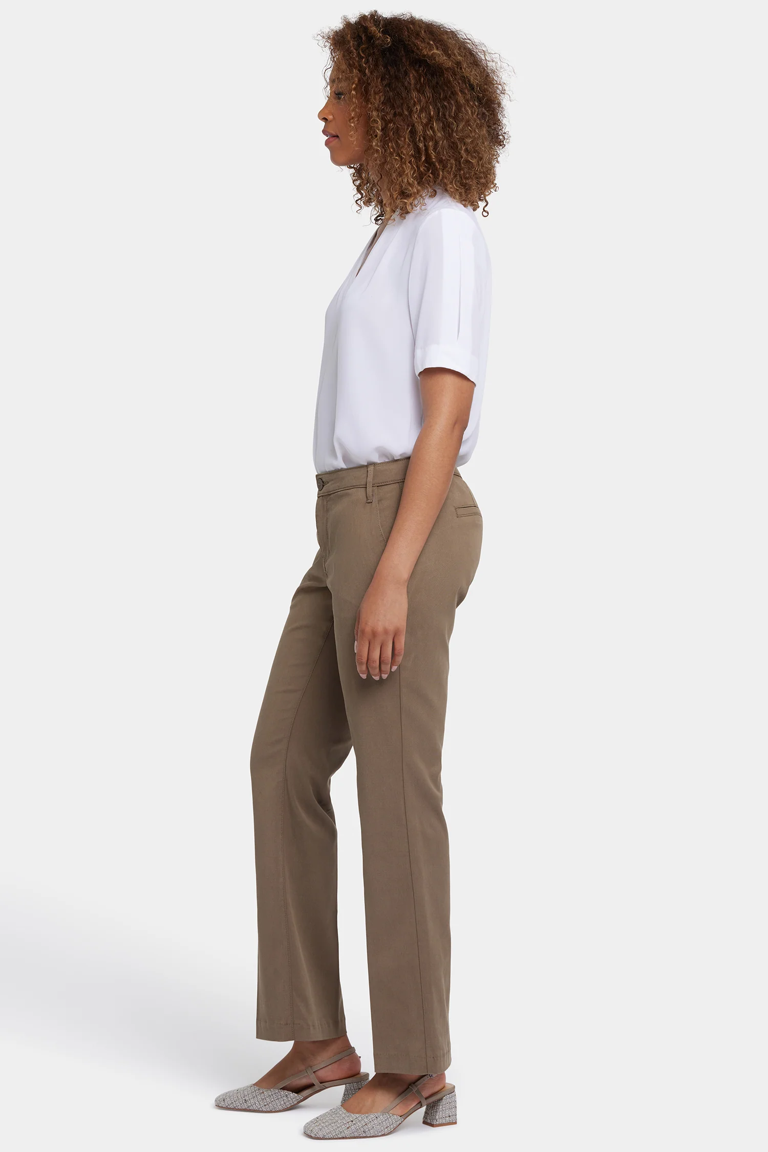 Barbara Bootcut Trouser Pants - Incense - Image 5