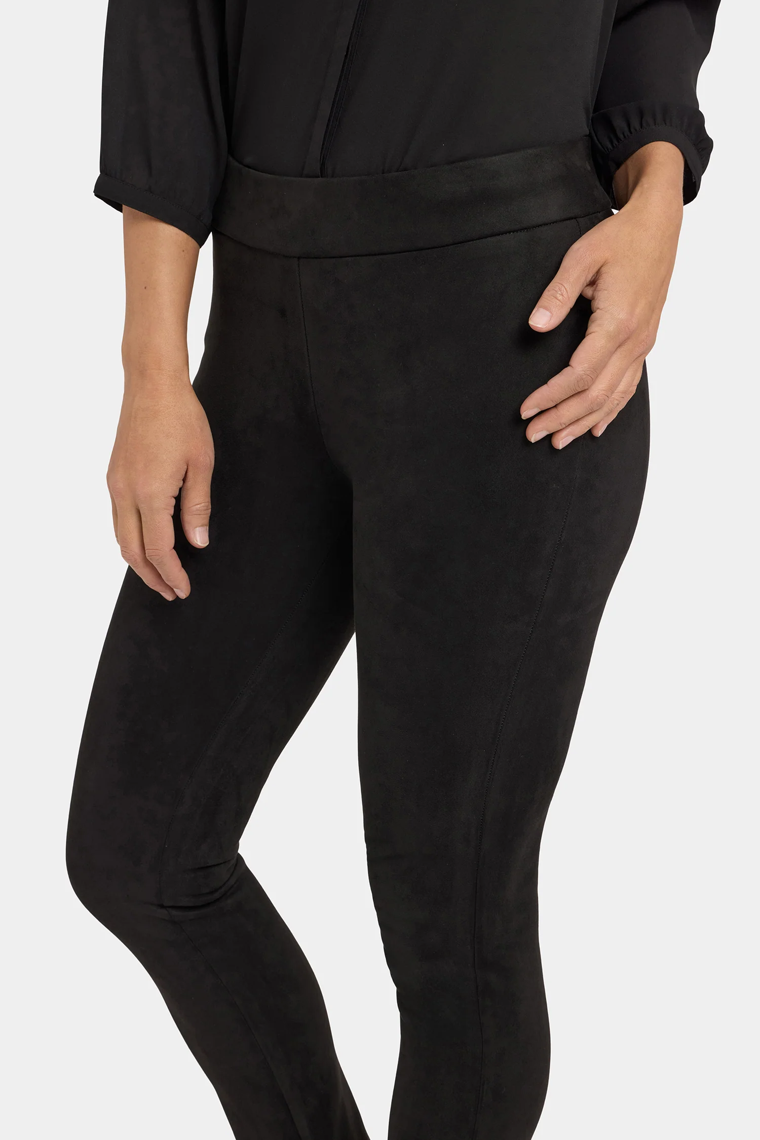 Basic Legging Pants - Black - Image 5