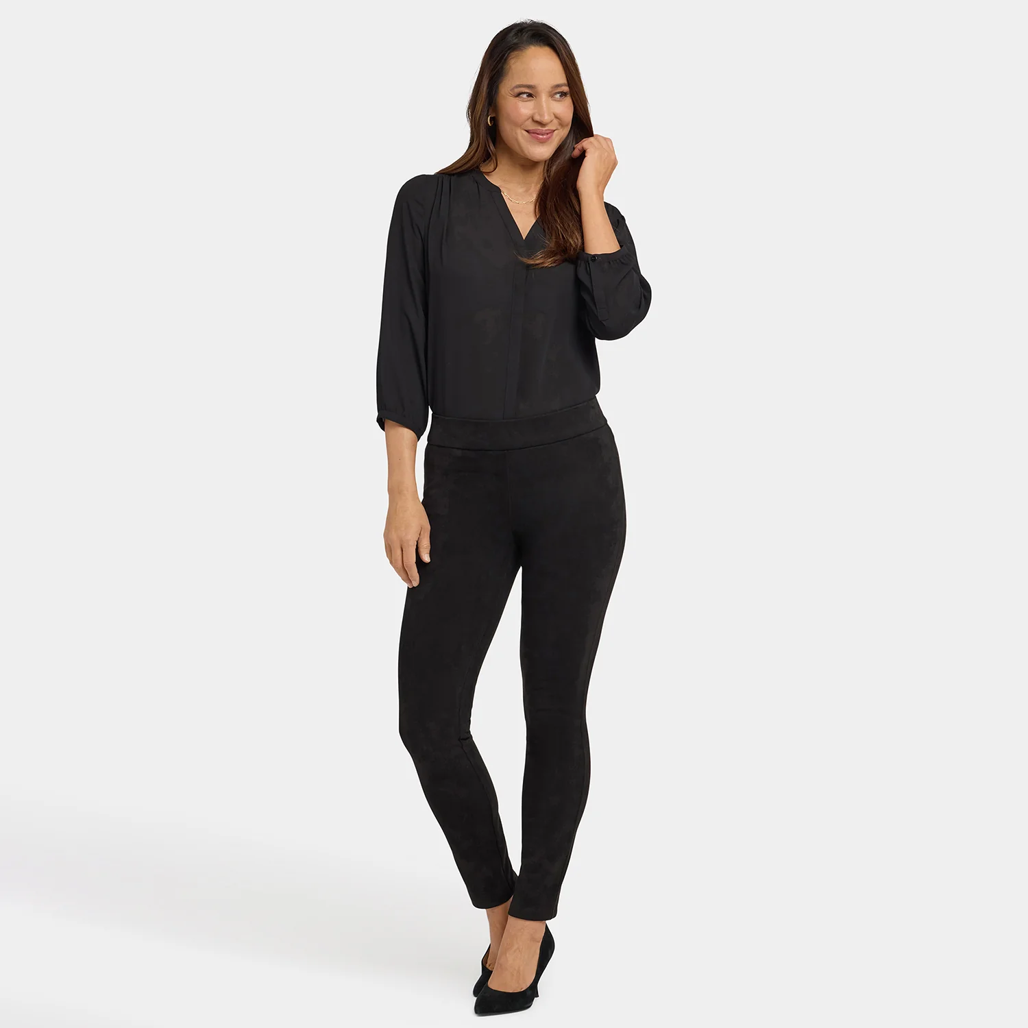 Basic Legging Pants - Black - Image 6