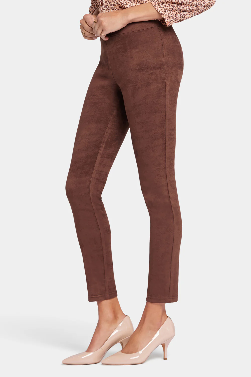 Basic Legging Pants - Dark Chocolate - Image 3