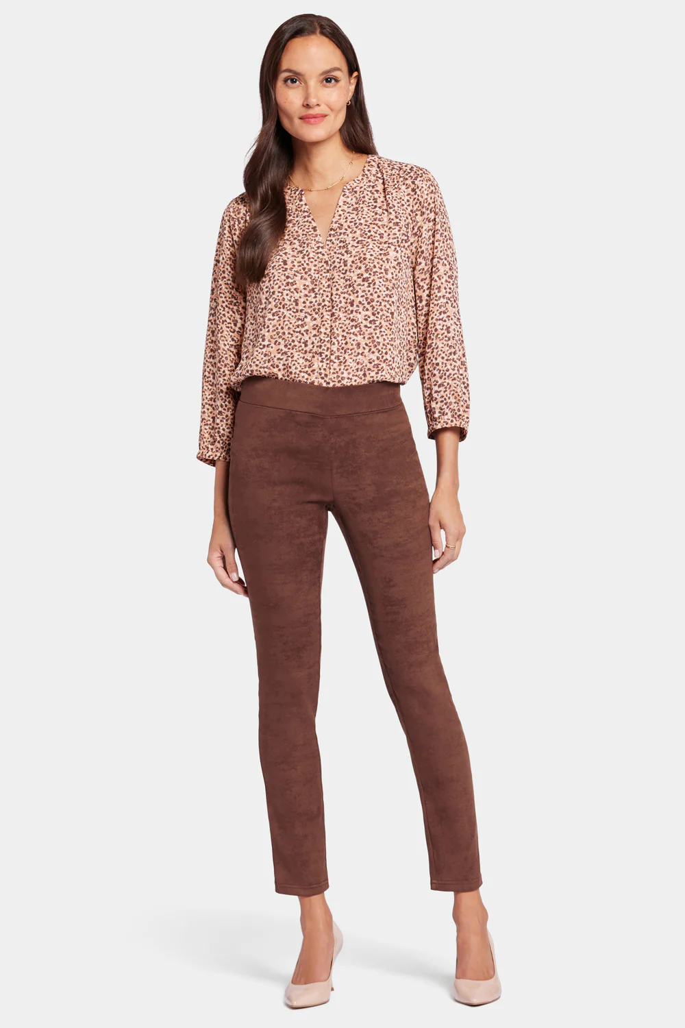 Basic Legging Pants - Dark Chocolate - Image 4