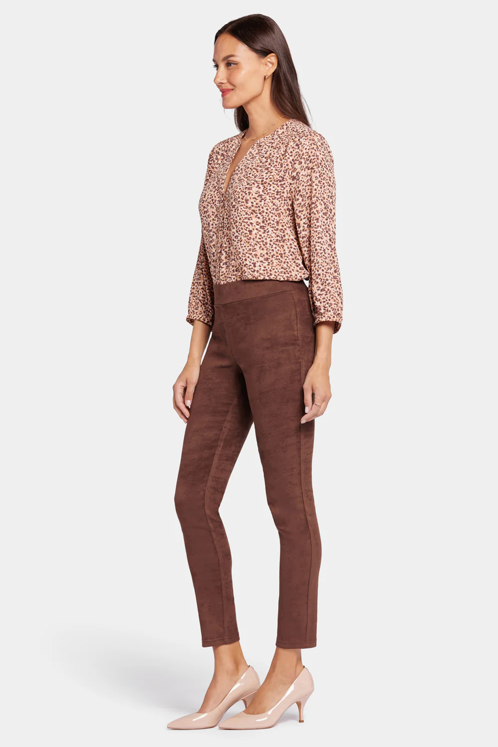 Basic Legging Pants - Dark Chocolate - Image 5