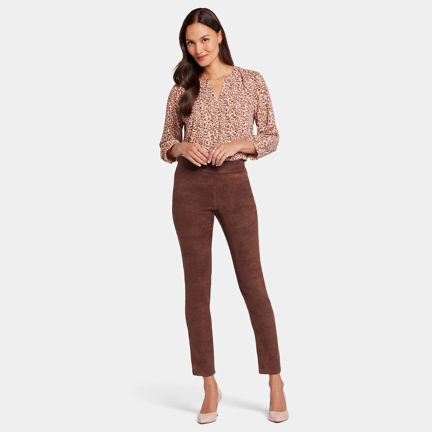 Basic Legging Pants - Dark Chocolate - Image 7