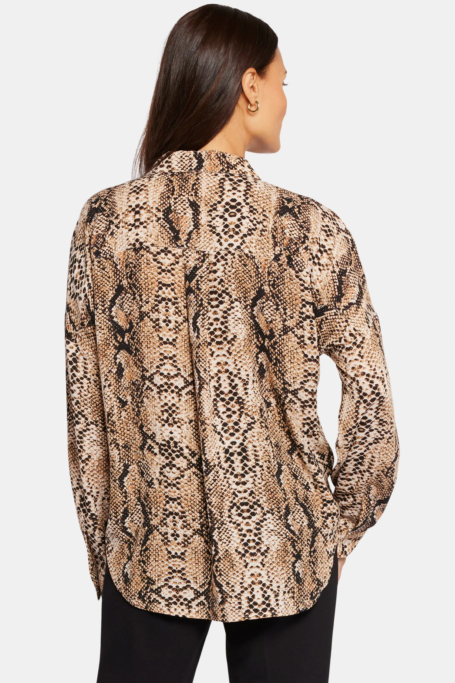 Becky Blouse - Victorian Python Pink Taupe - Image 3