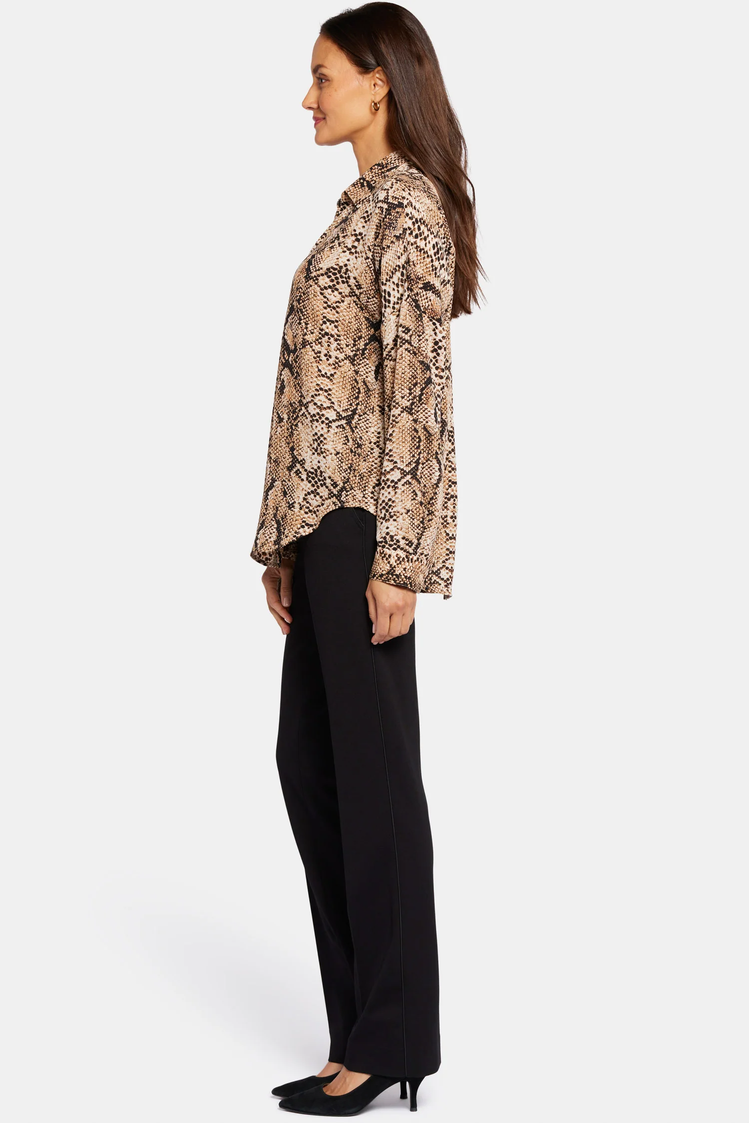Becky Blouse - Victorian Python Pink Taupe - Image 4