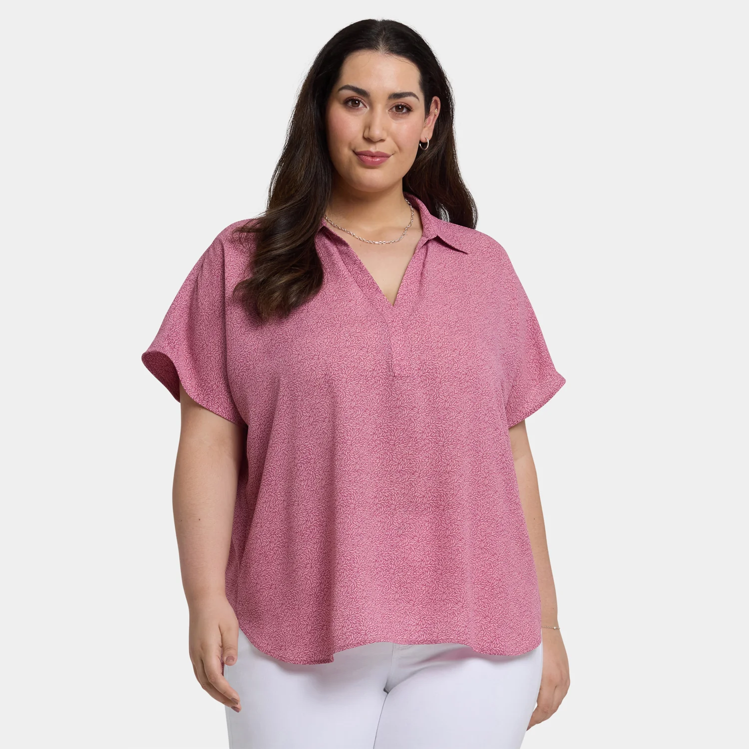 Becky Short Sleeved Blouse In Plus Size - Bonavista - Image 6