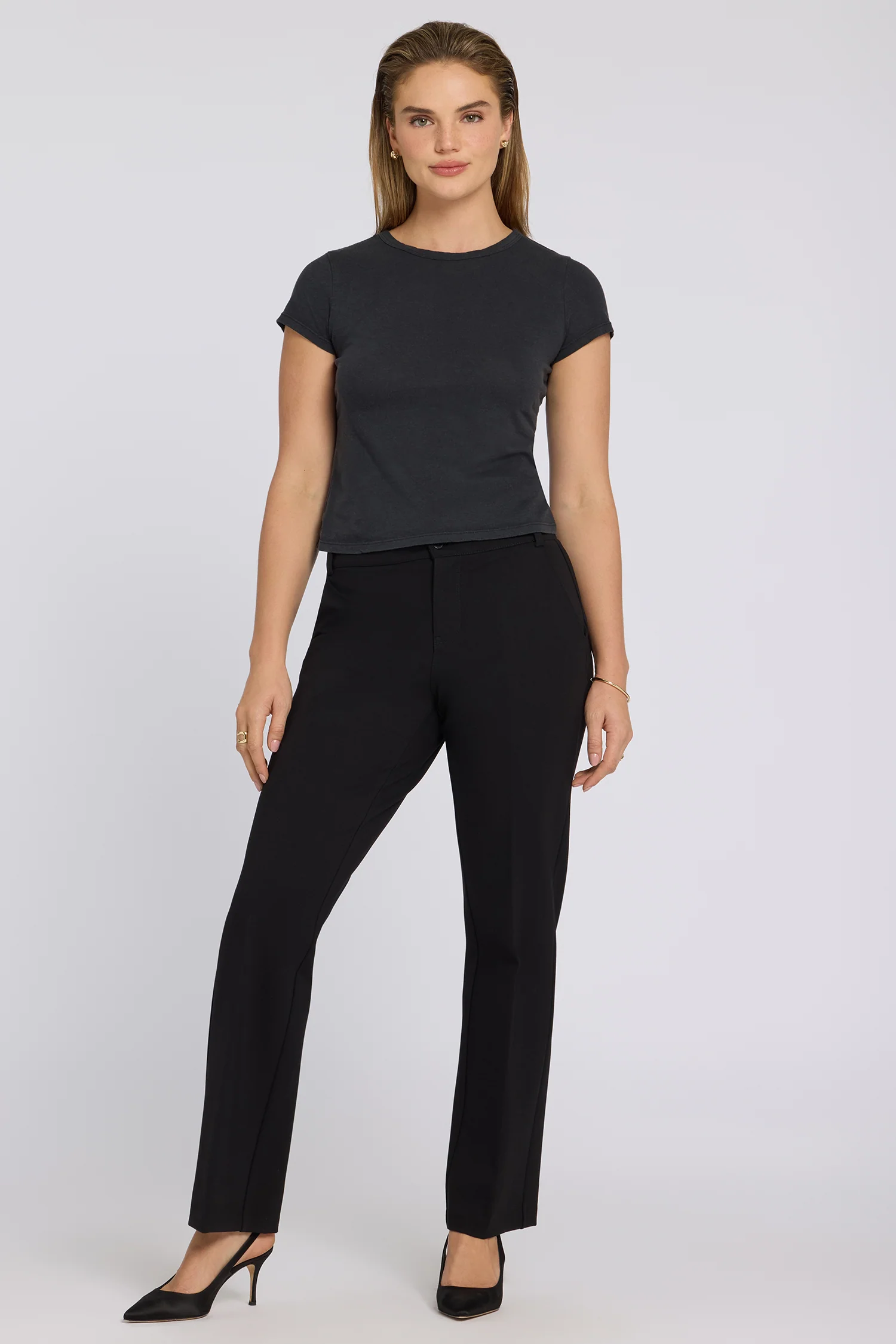 Bella Trouser Pants - Black - Image 6