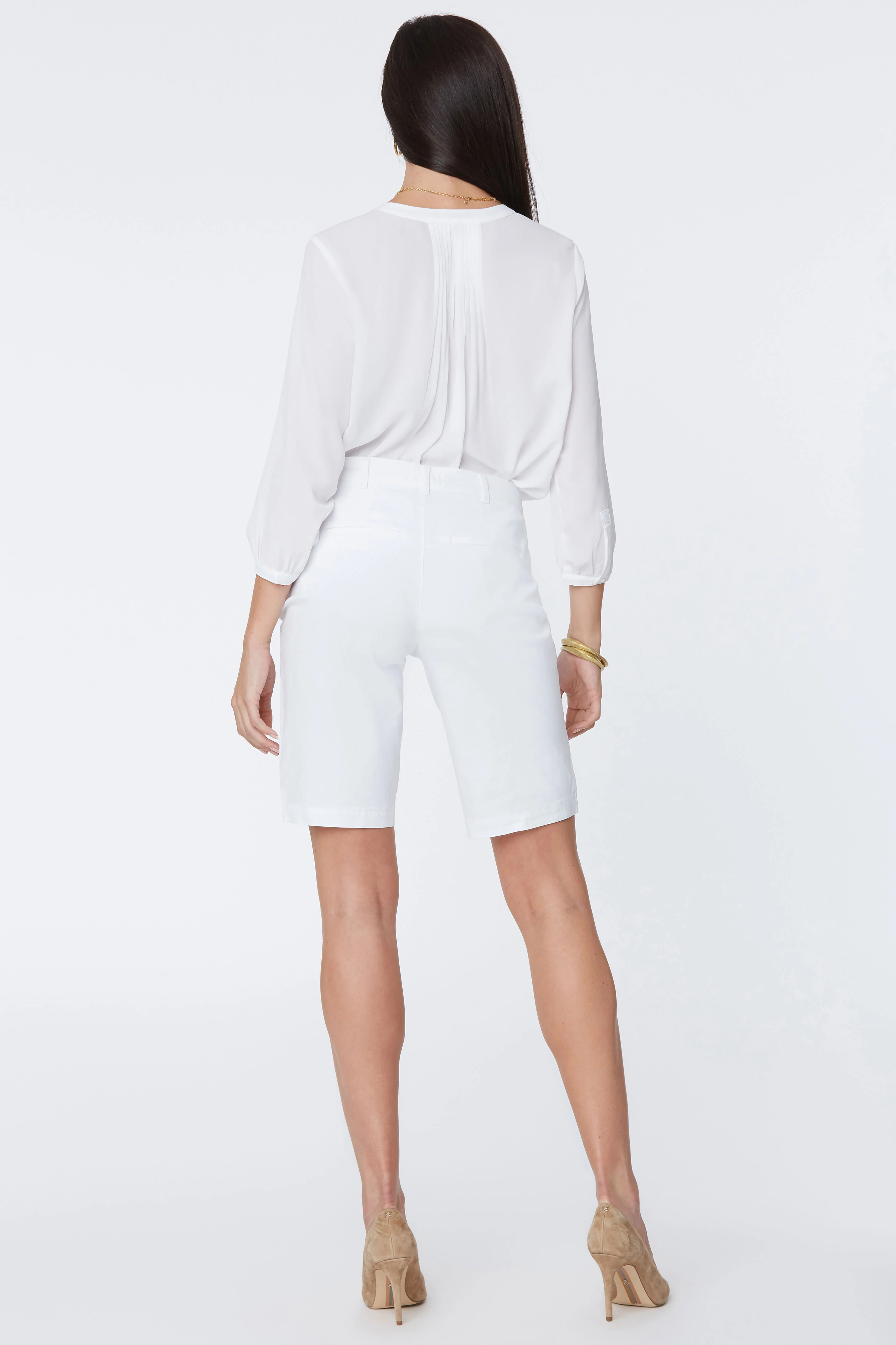 Bermuda 11 Inch Twill Shorts - Optic White - Image 6