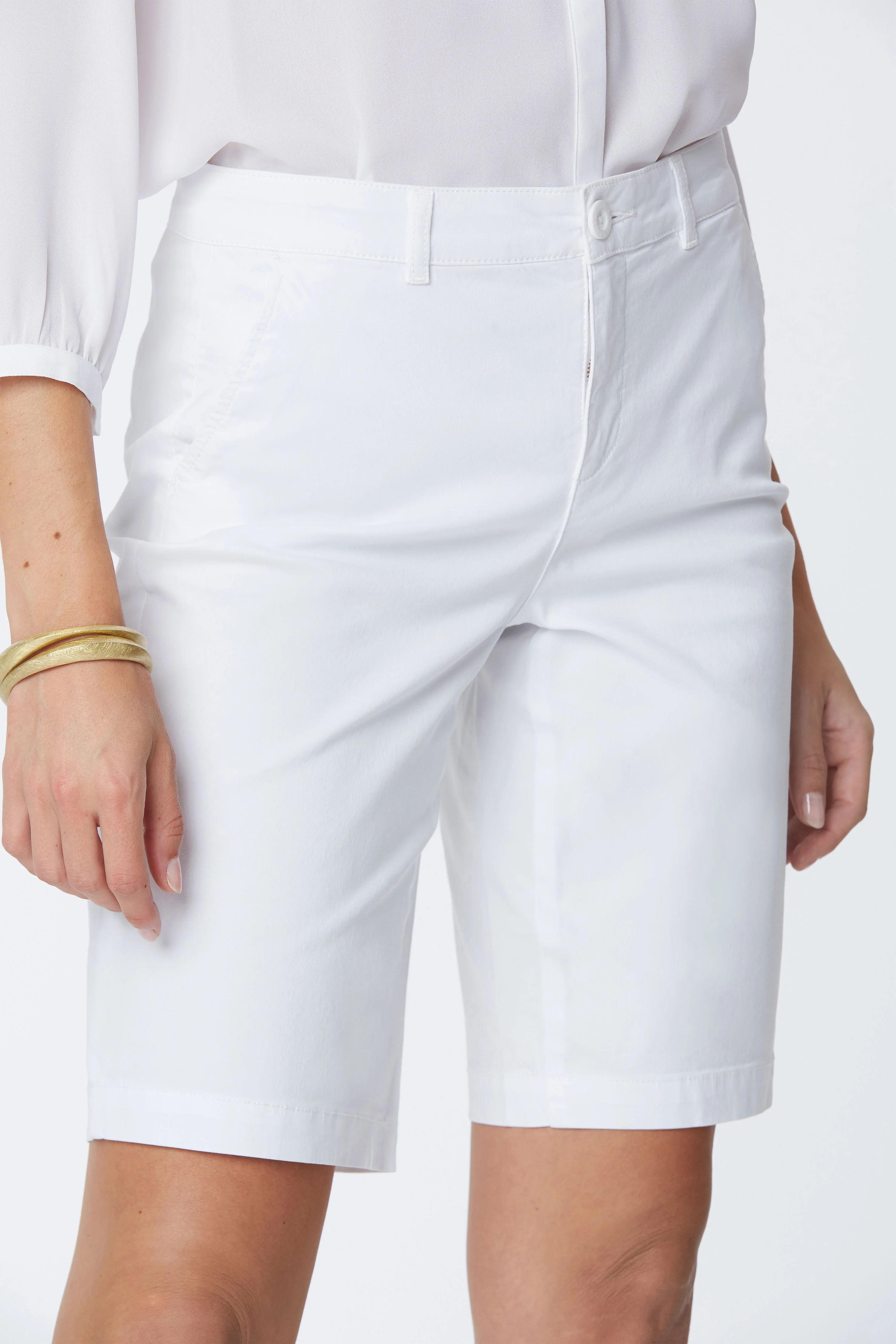 Bermuda 11 Inch Twill Shorts - Optic White - Image 7