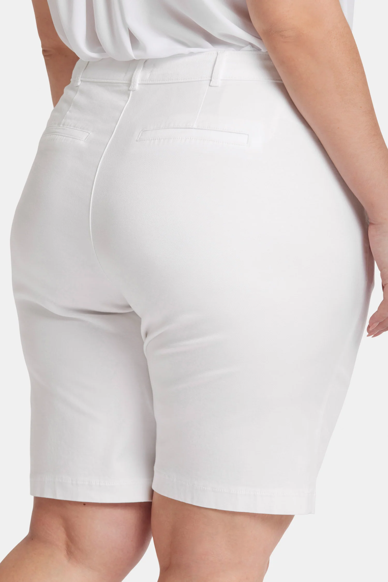 Bermuda Shorts In Plus Size - Optic White - Image 6