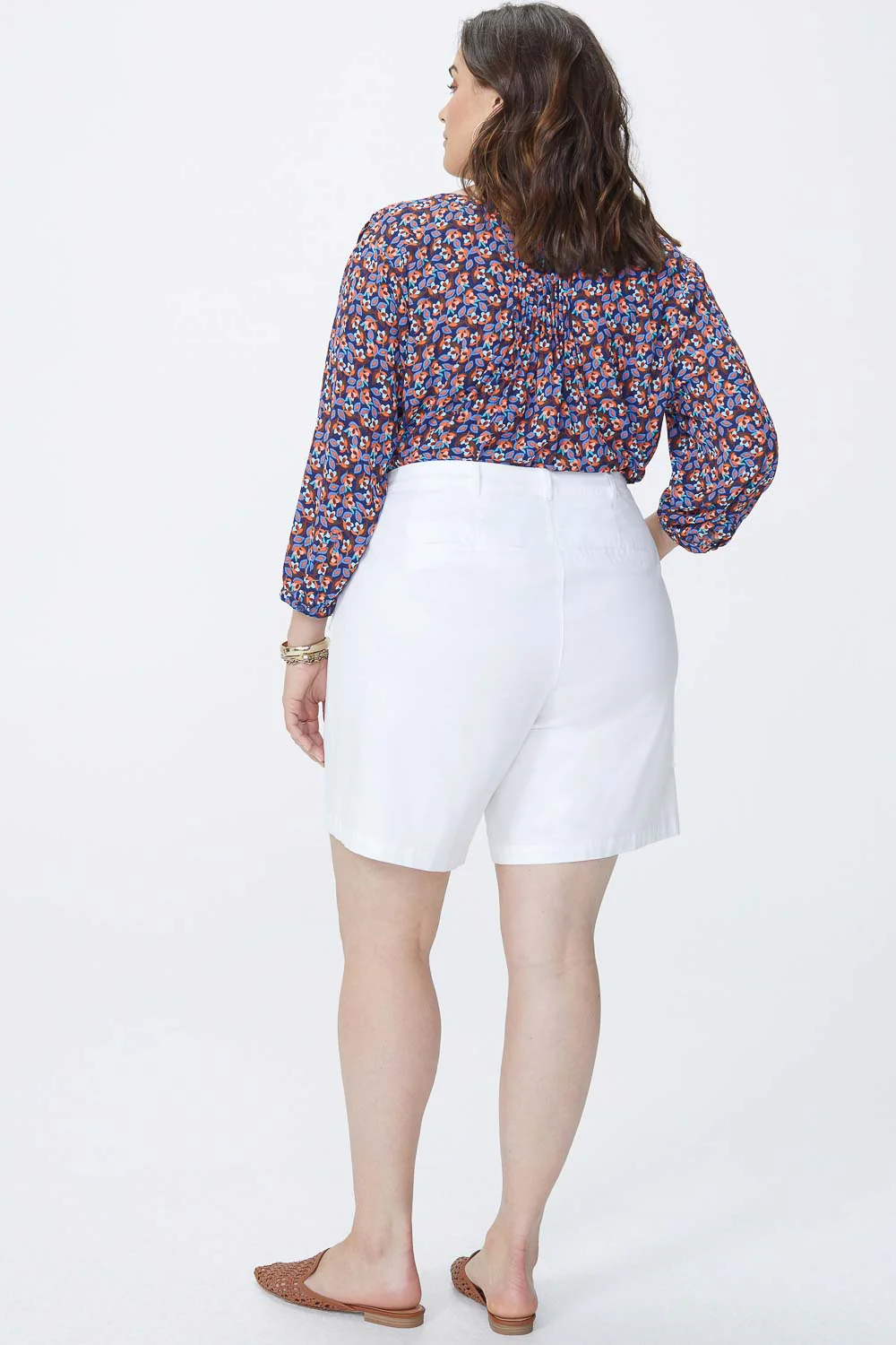 Bermuda Shorts In Plus Size - Optic White - Image 2