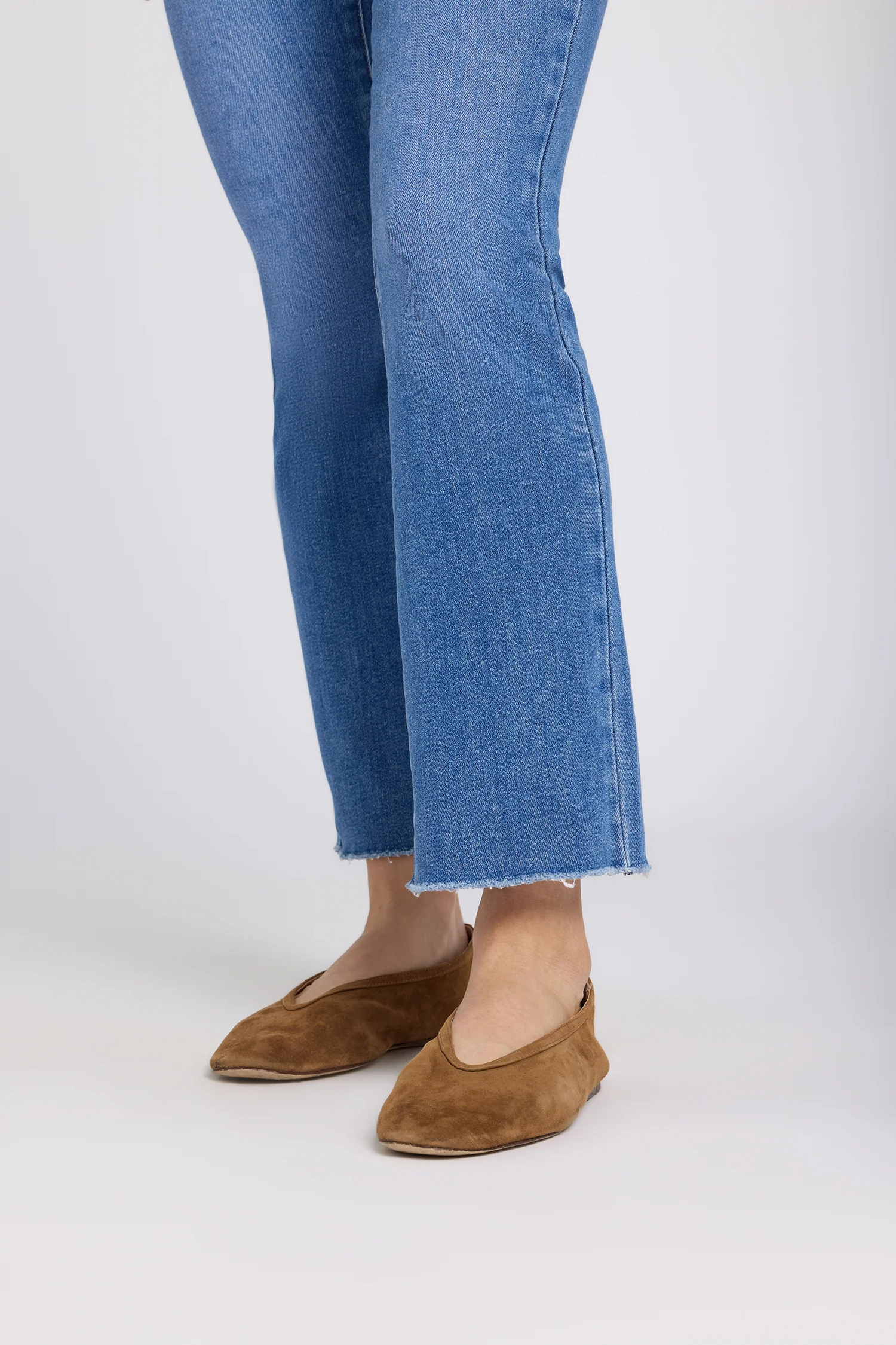 Billie Mini Bootcut Ankle Jeans - Blue Paradise - Image 5