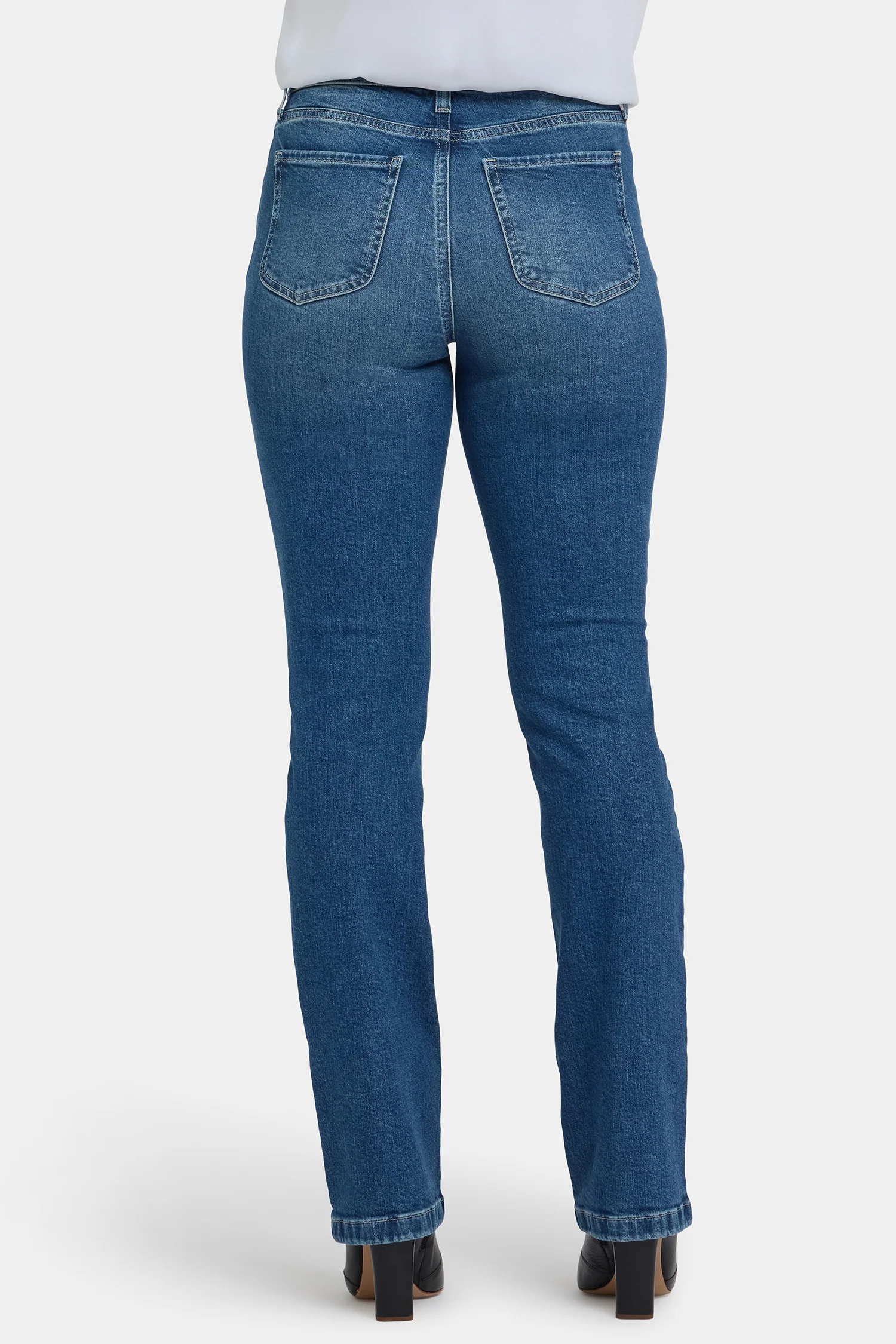 Billie Mini Bootcut Jeans In Petite - Romantic Indigo - Image 3