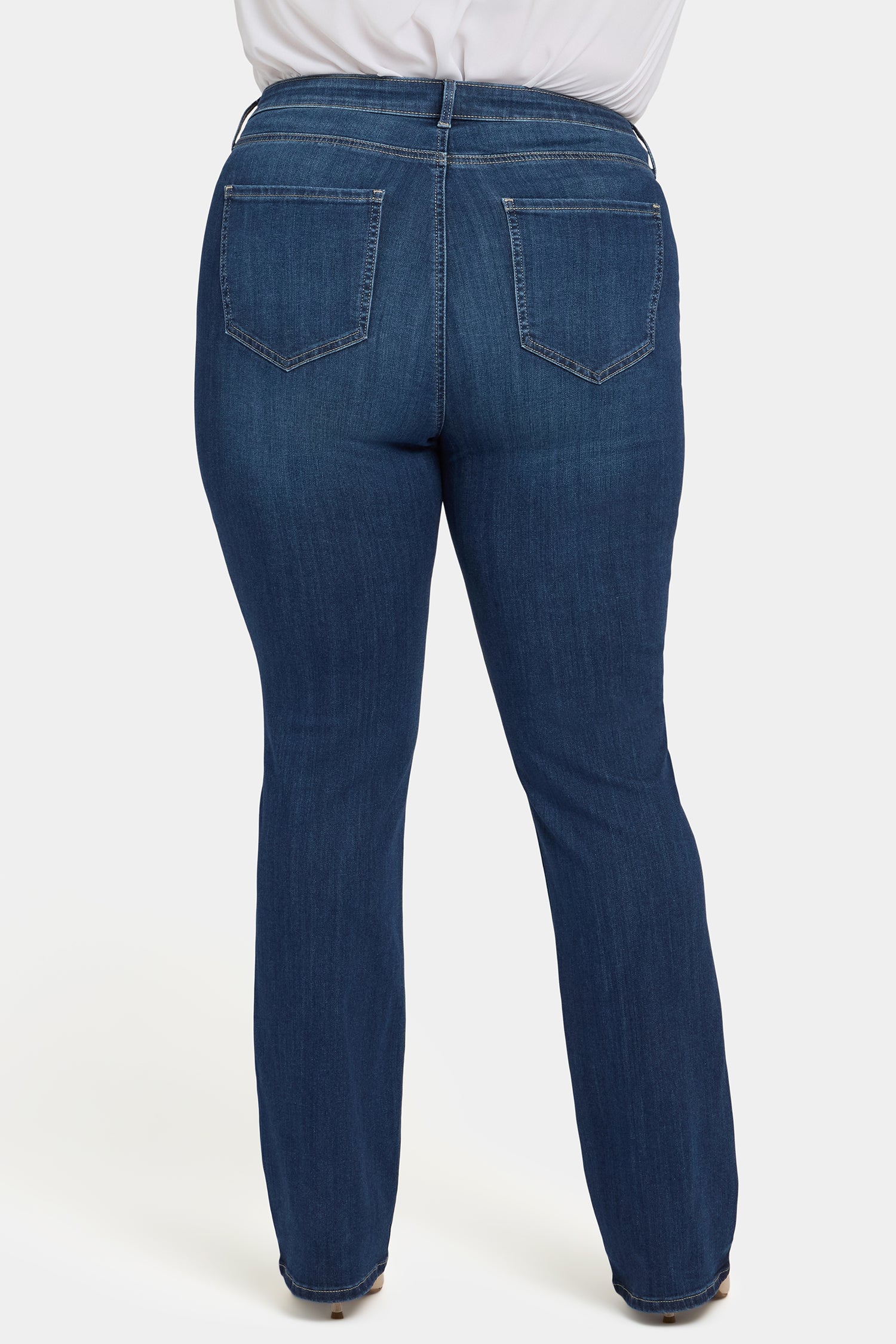 Billie Mini Bootcut Jeans In Plus Size - Vintage Lapis - Image 3