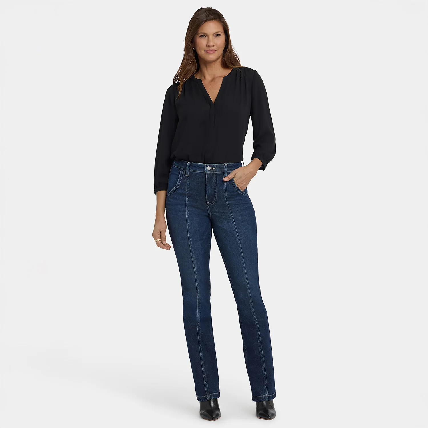 Billie Mini Bootcut Jeans - Indigo Seine - Image 6