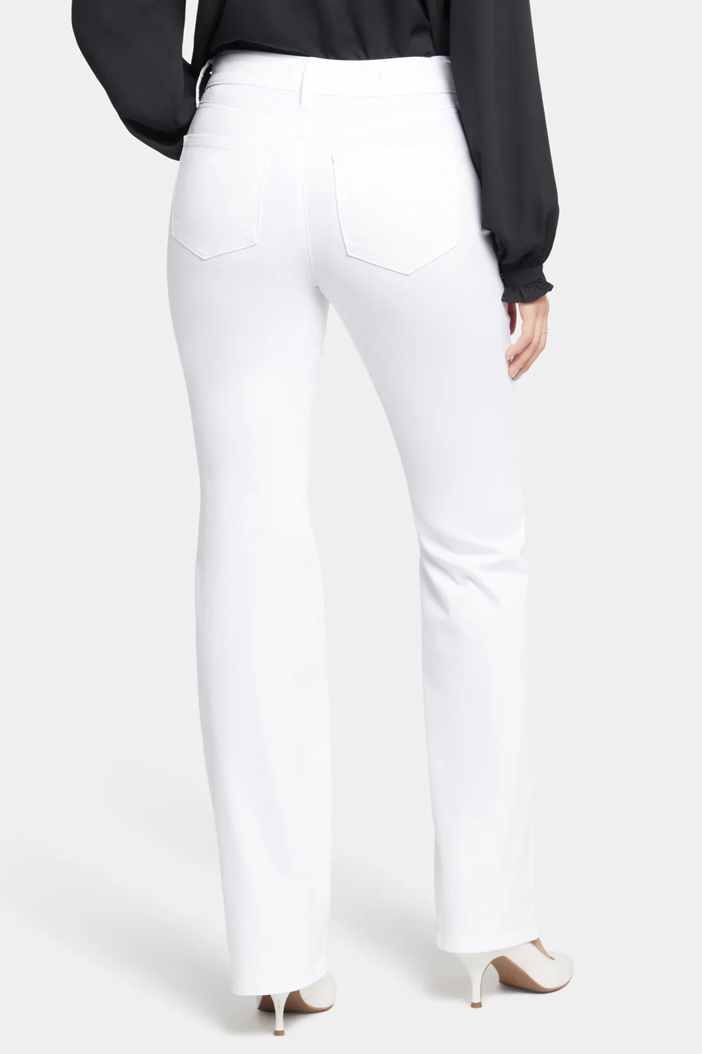 Blake Slim Flared Jeans In Petite - Optic White - Image 2