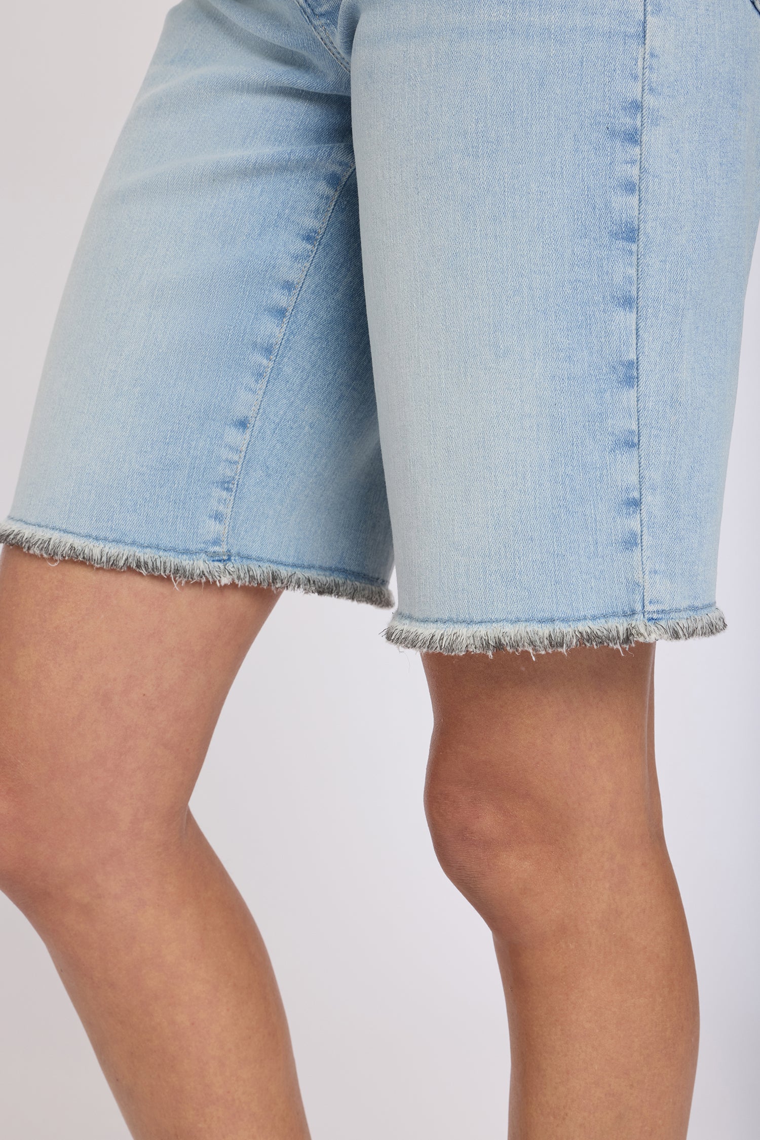 Boyfriend Denim Shorts - Keys View - Image 2